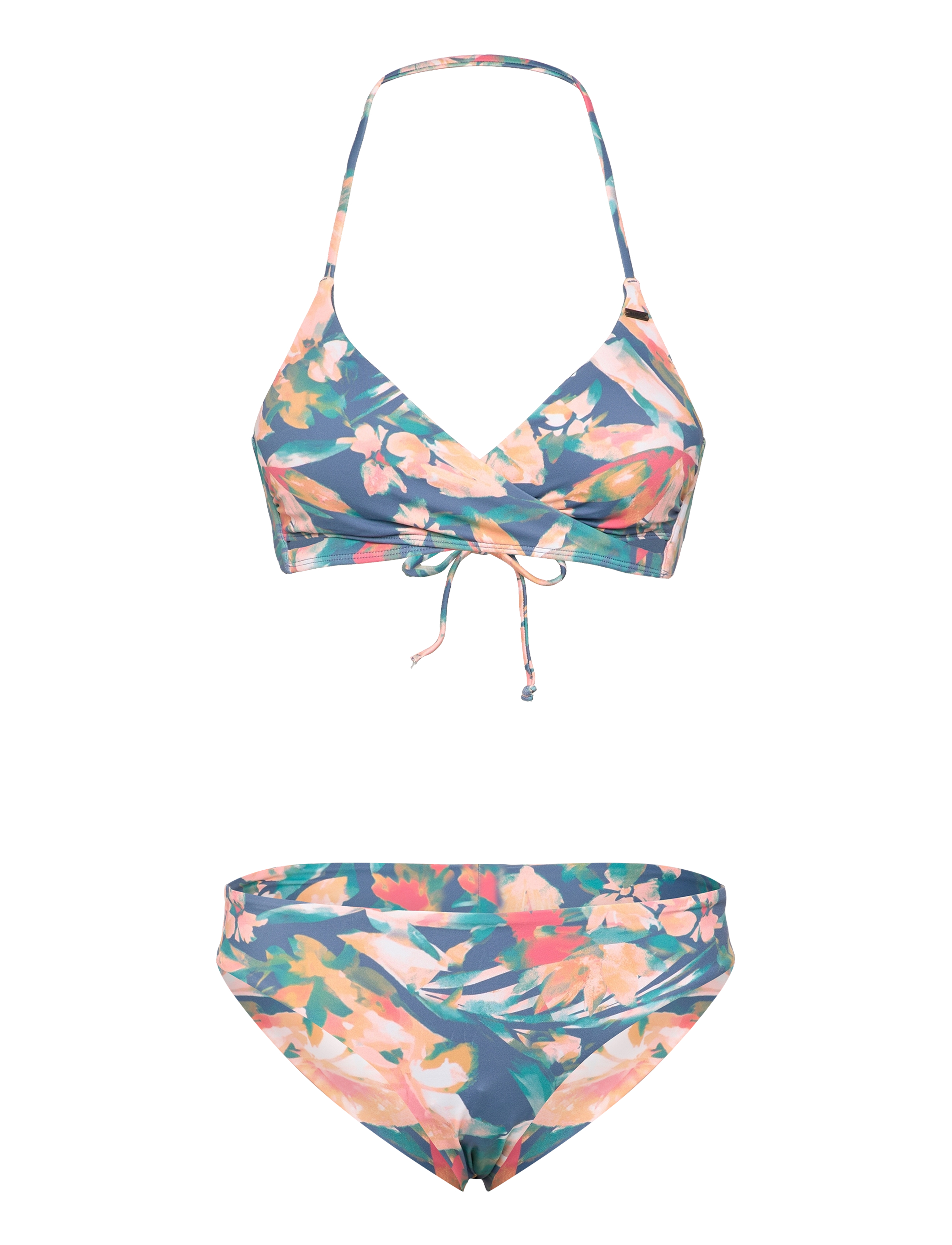 O'neill - ESSENTIALS BAAY MAOI BIKINI SET - blue painted tropics - 3