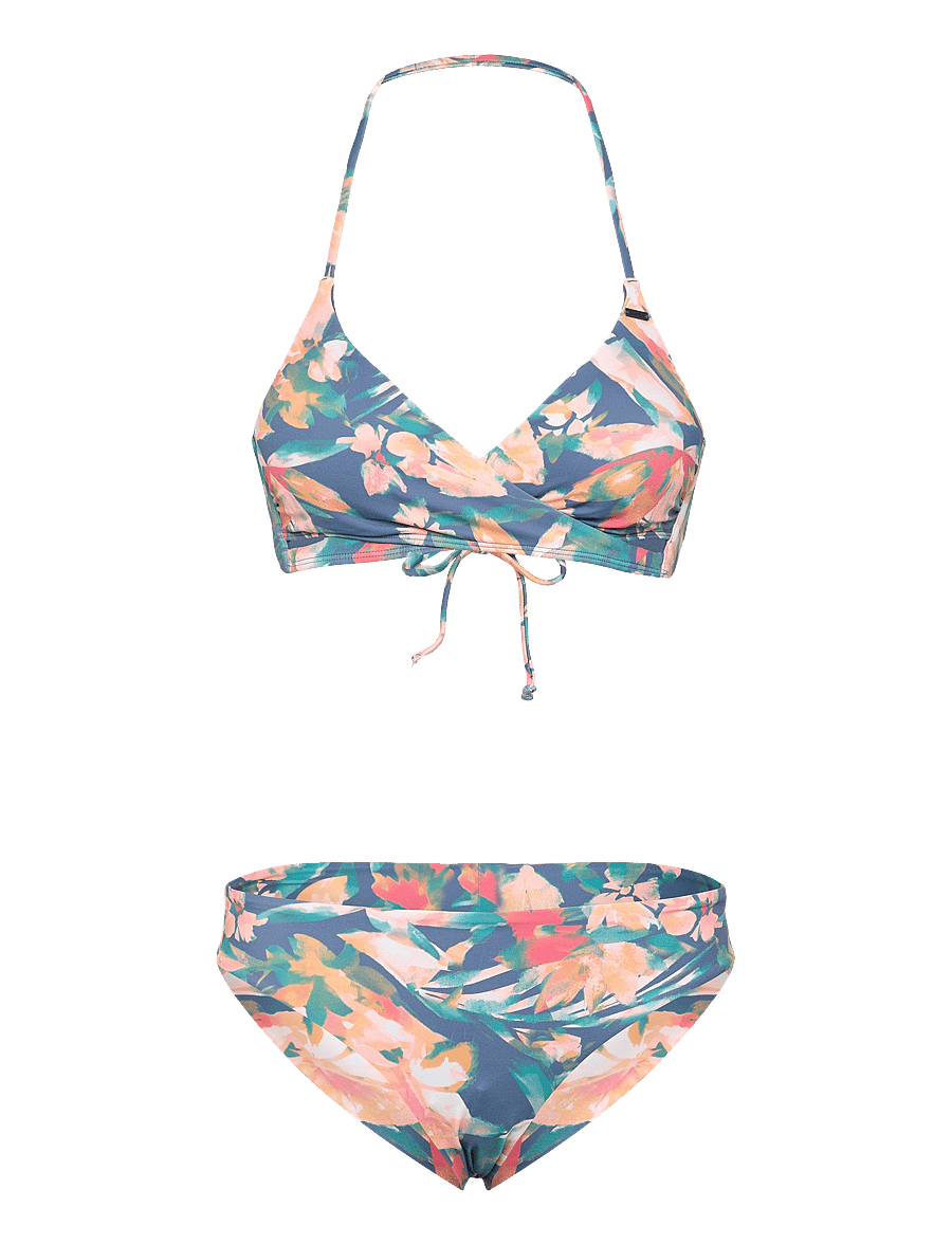 O'neill - ESSENTIALS BAAY MAOI BIKINI SET - blue painted tropics - 3