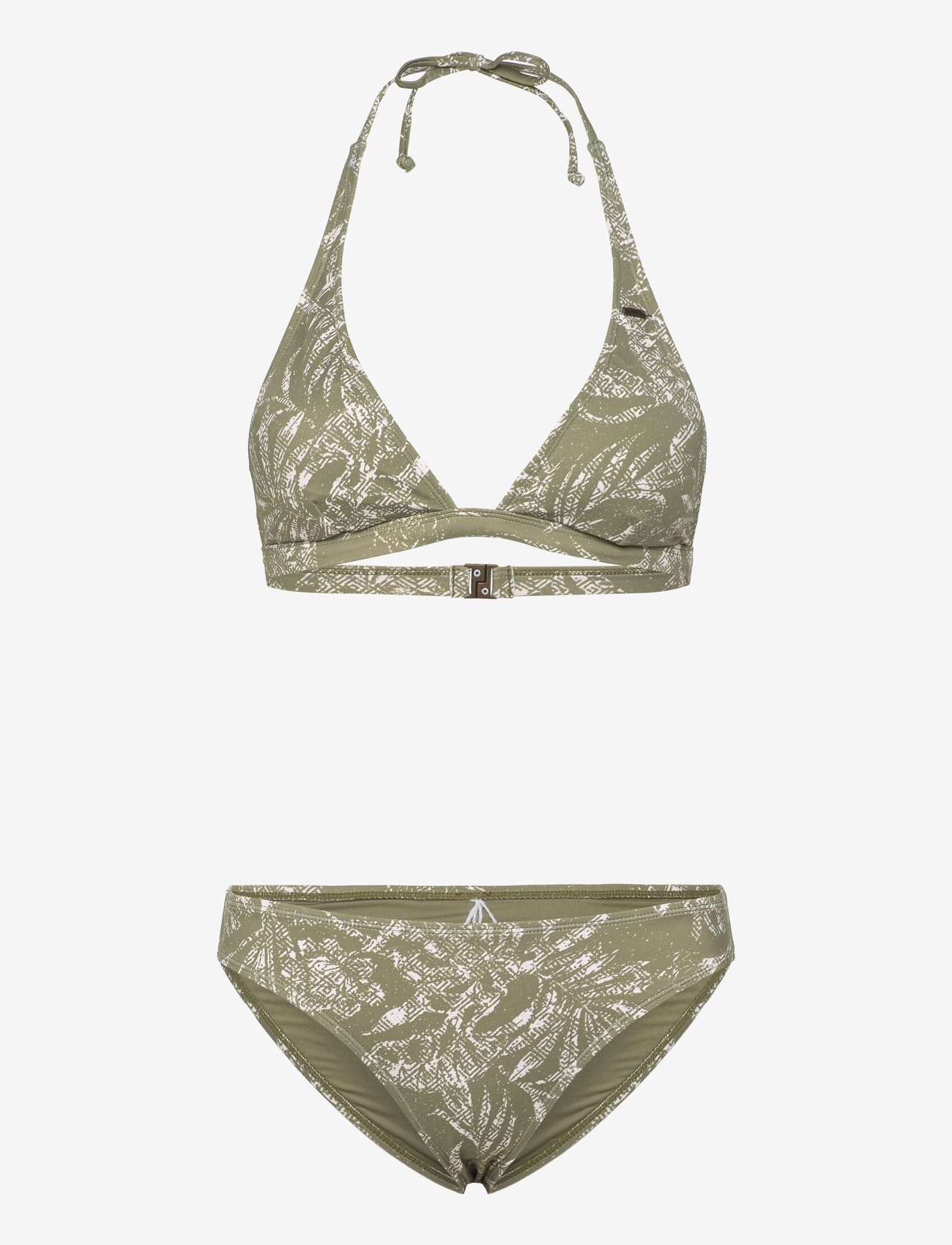 O'neill - ESSENTIALS MARGA CRUZ BIKINI SET - bikinier - green textured jungle - 0