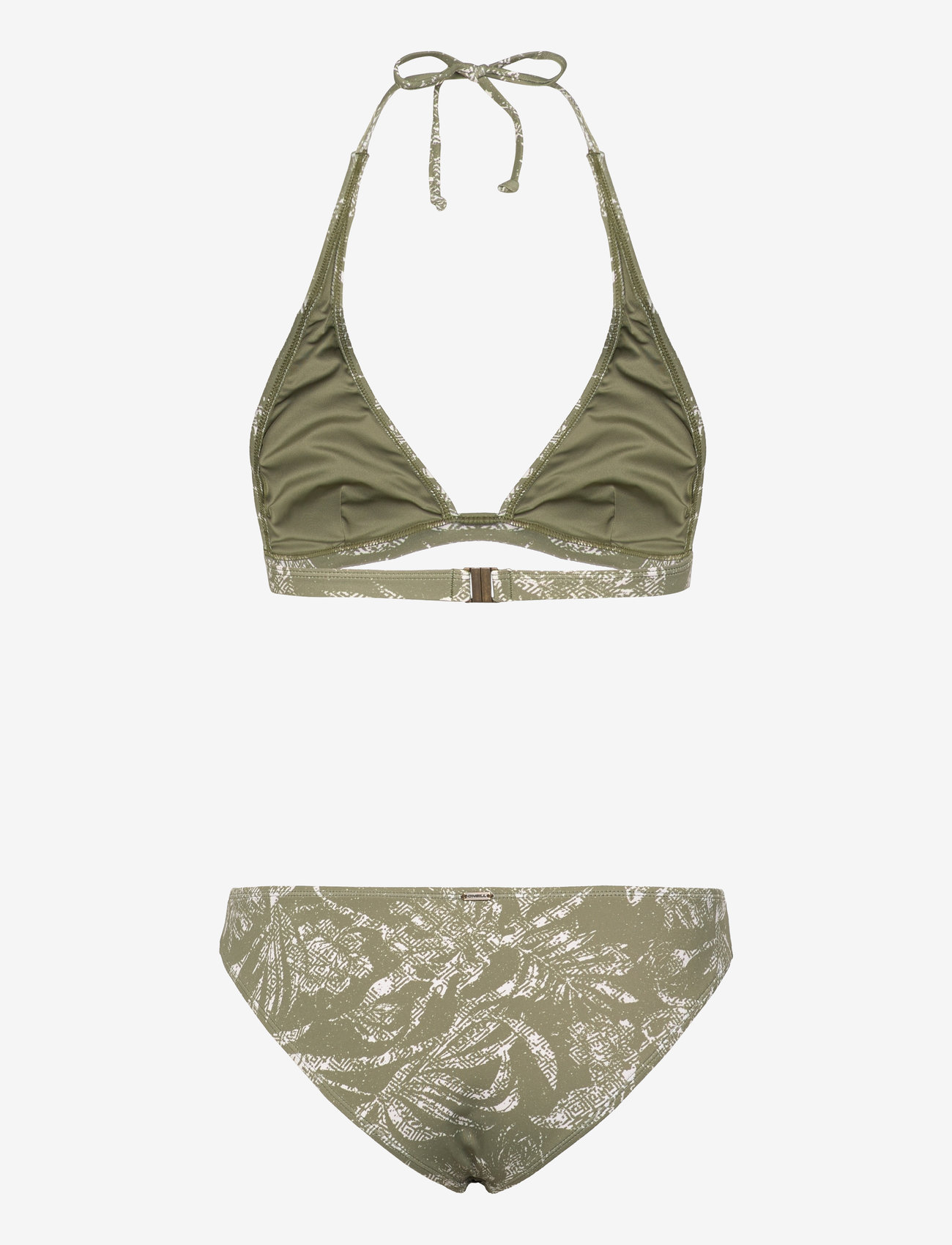 O'neill - ESSENTIALS MARGA CRUZ BIKINI SET - bikinier - green textured jungle - 1