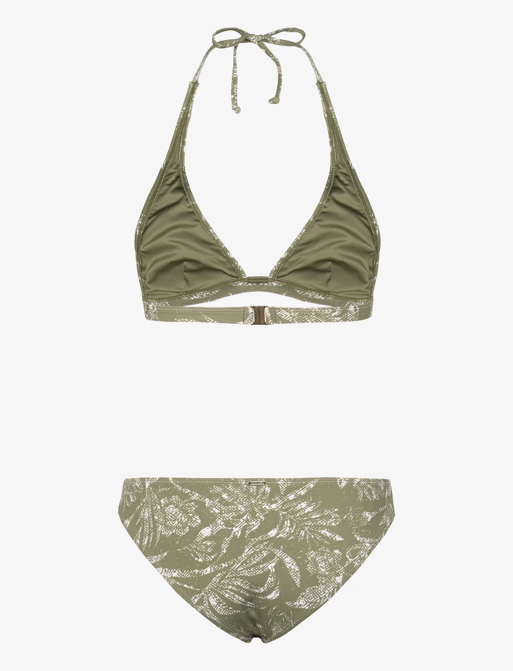 O'neill - ESSENTIALS MARGA CRUZ BIKINI SET - sport sundfatnaður - green textured jungle - 2
