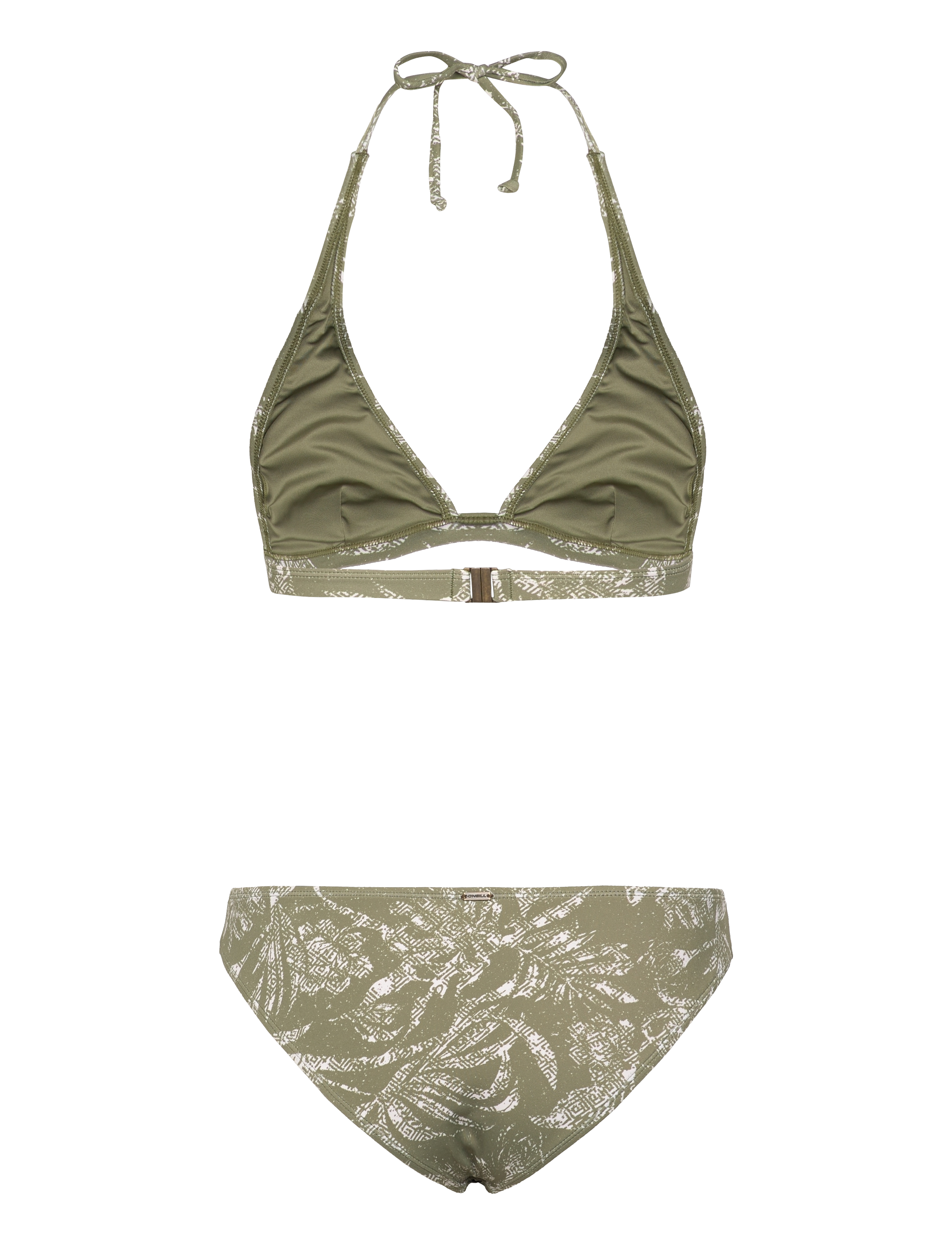 O'neill - ESSENTIALS MARGA CRUZ BIKINI SET - sportsbadetøj - green textured jungle - 2