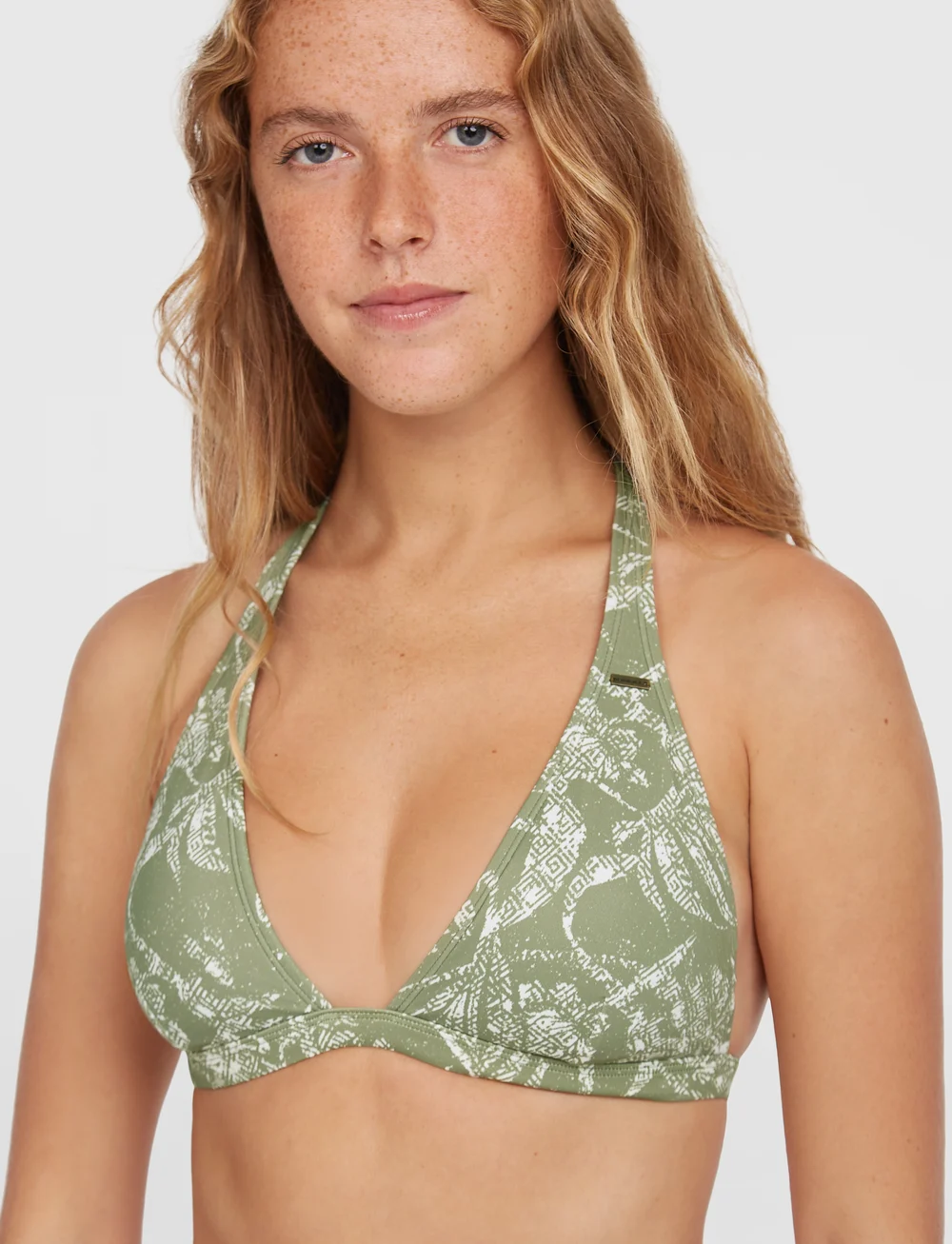 O'neill - ESSENTIALS MARGA CRUZ BIKINI SET - sport sundfatnaður - green textured jungle - 4