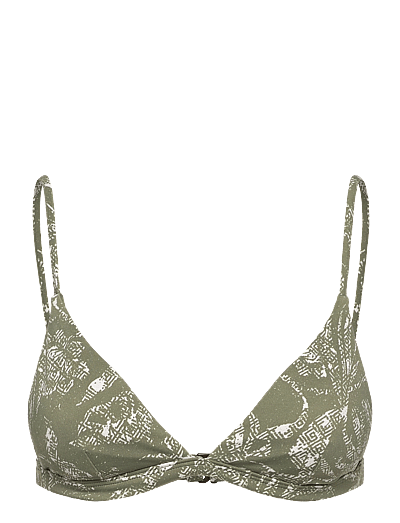 O'neill SEASIDE TRI TOP - Bikiinid - GREEN TEXTURED JUNGLE / khaki/green