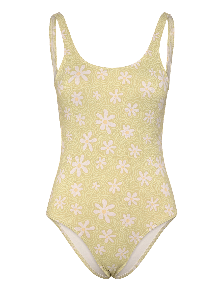 O'neill - O'NEILL BEACH VINTAGE SWIMSUIT - sport-bademode - green daisyline - 0