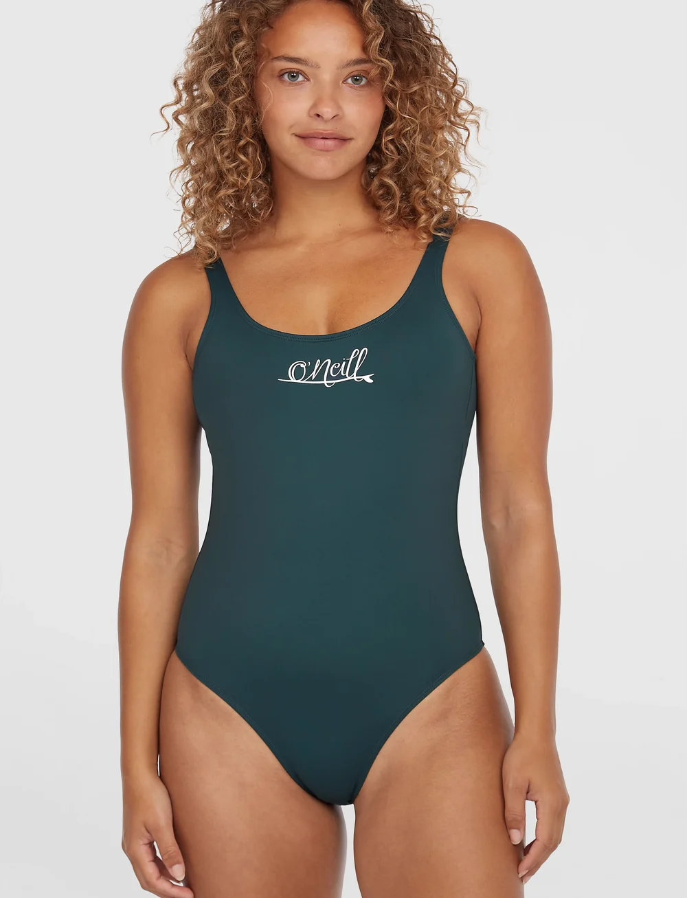 O'neill - ESSSENTIALS O'NEILL SCRIPT SWIMSUIT - sportsbadetøj - alma steel - 0