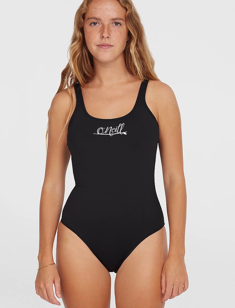 O'neill - ESSSENTIALS O'NEILL SCRIPT SWIMSUIT - sport zwemkleding - black out - 0