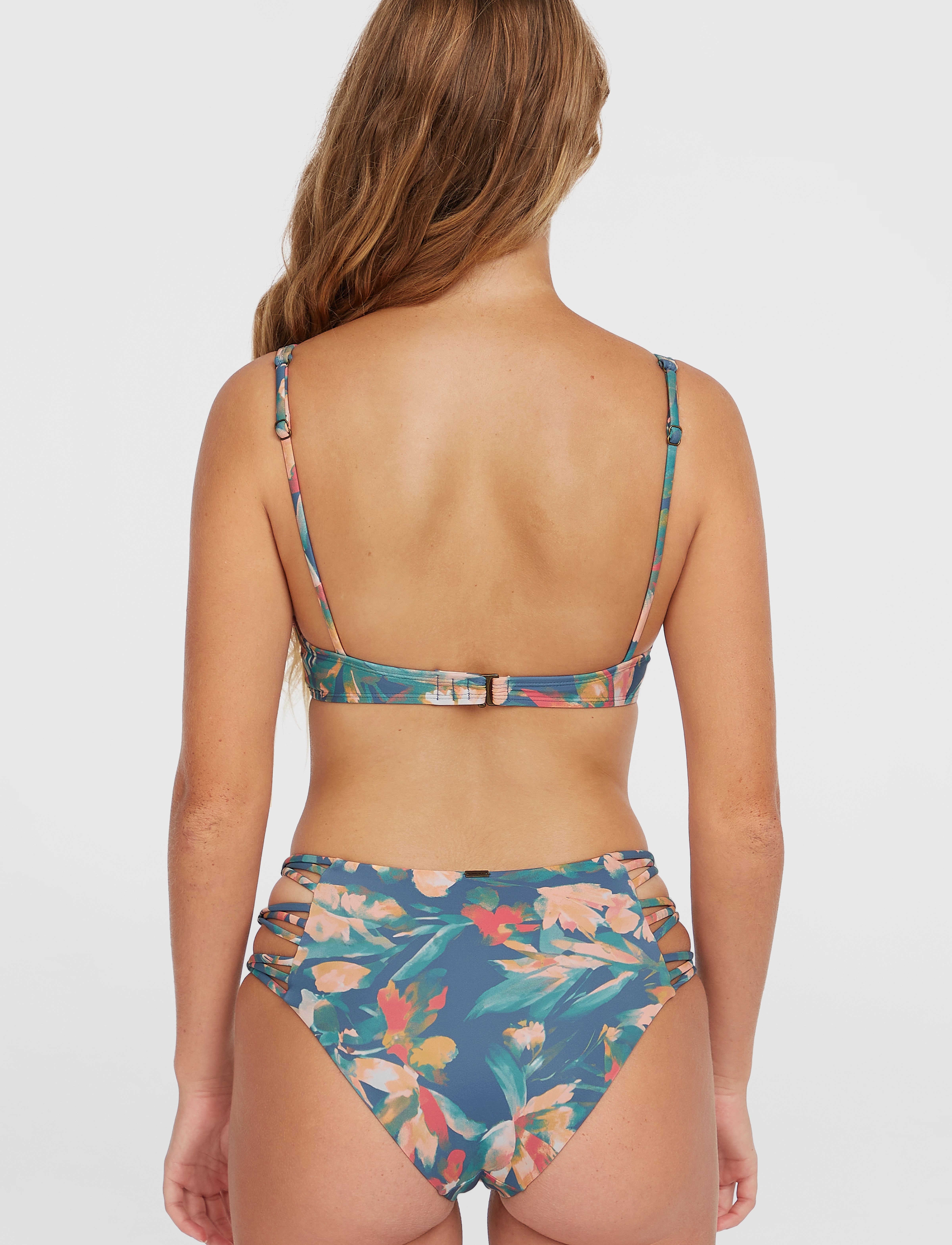 O'neill - ELSIE UNDERWIRE TOP - bikinis - blue painted tropics - 3