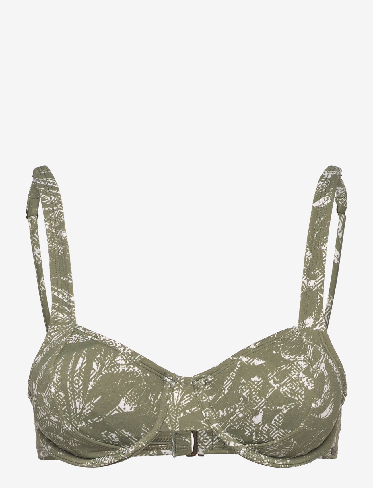 O'neill - ELSIE UNDERWIRE TOP - laveste priser - green textured jungle - 0