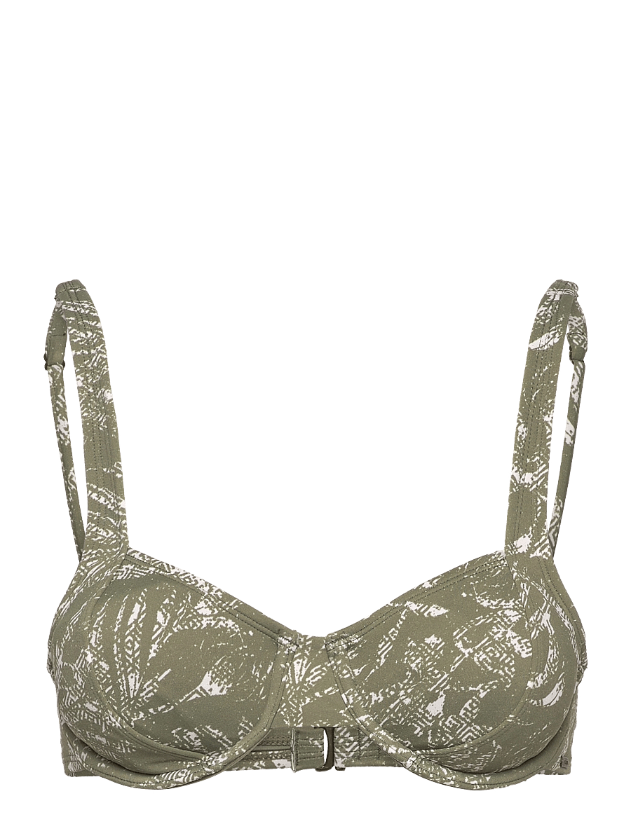 O'neill - ELSIE UNDERWIRE TOP - sportsbadetøj - green textured jungle - 1