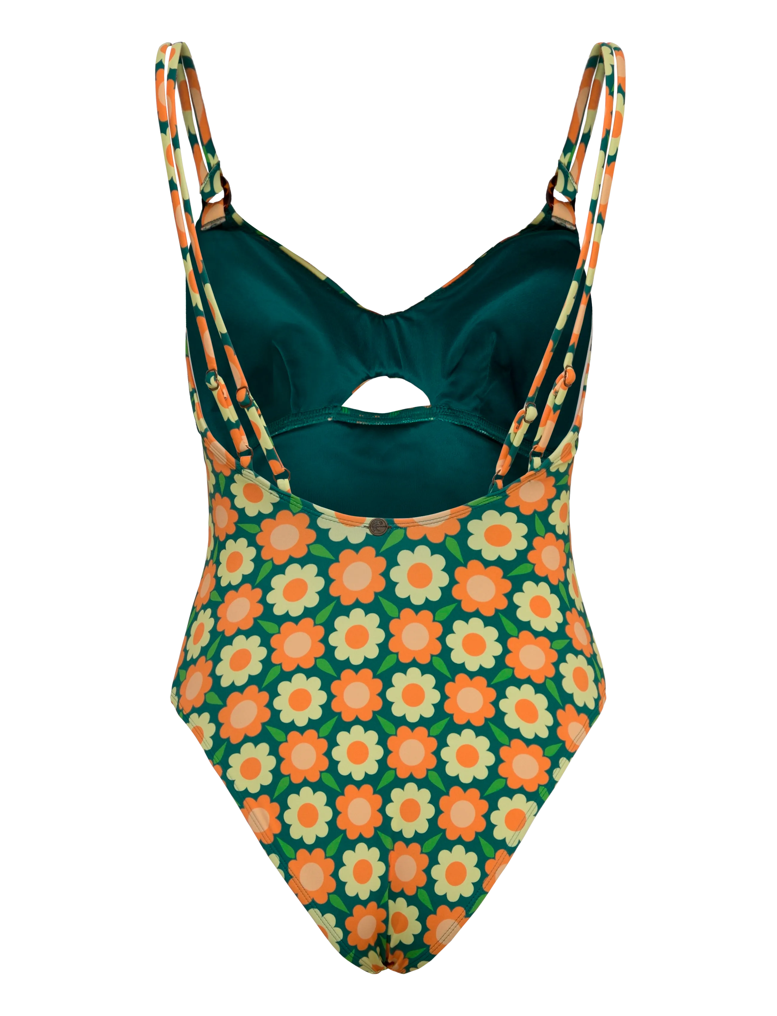 O'neill - O'Riginals Swimsuit - sportiga badkläder - green retro flower - 1