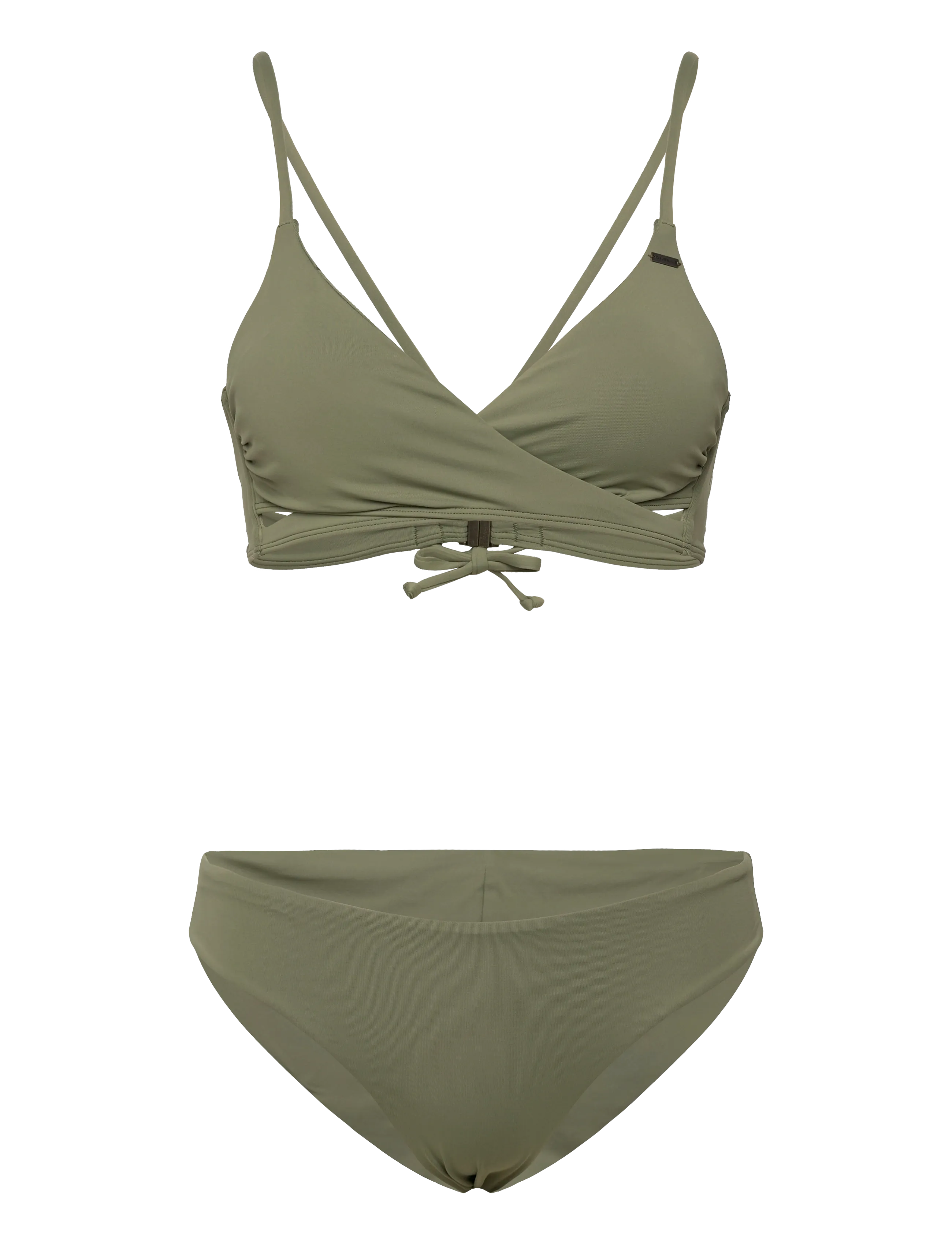 O'neill Essentials Baay Maoi Bikini Set, 36, Bikinis, Khakigrün - Sets, Frauen