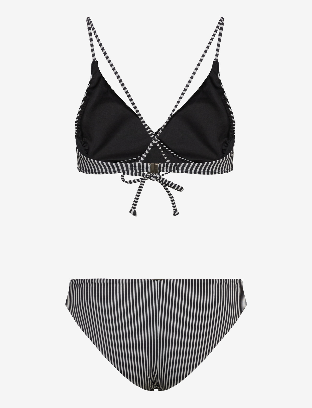 O'neill - Essentials Baay Maoi Bikini Set - bikinisets - black micro stripe - 1