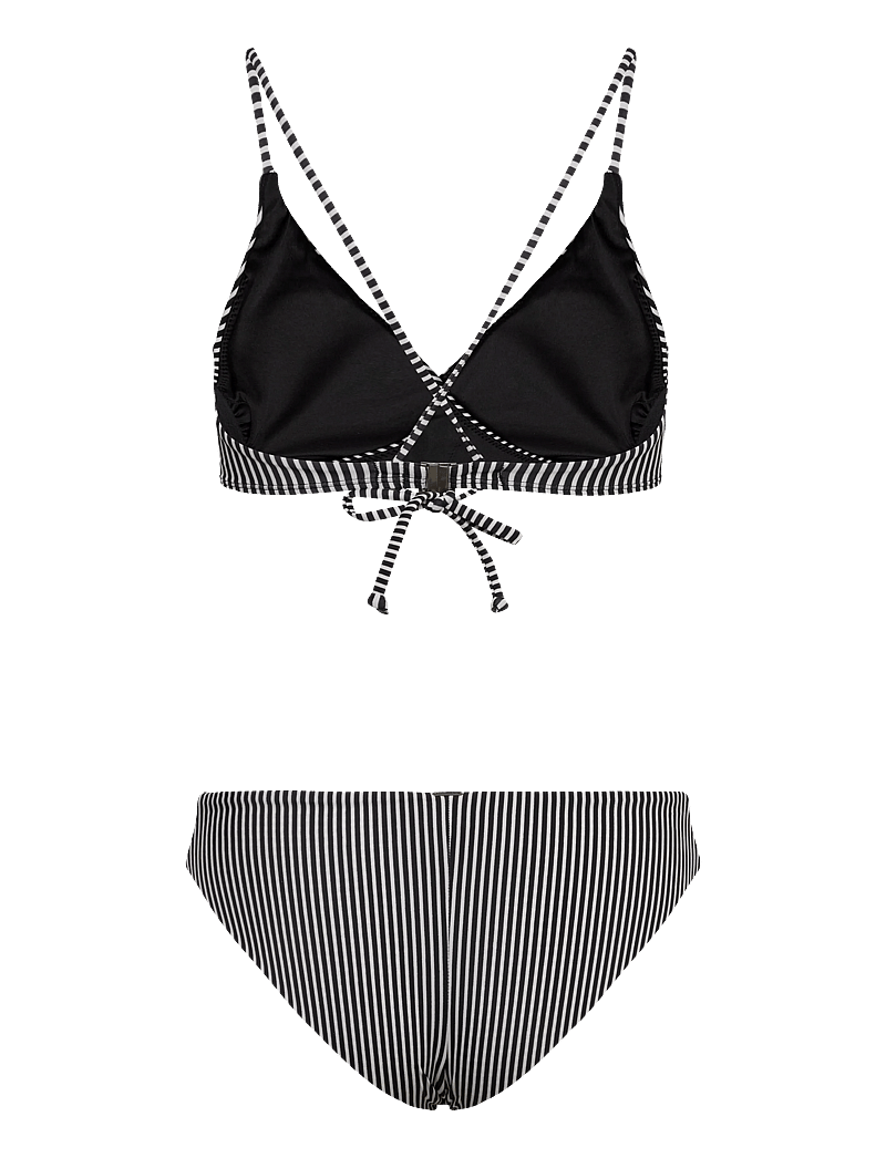 O'neill - Essentials Baay Maoi Bikini Set - bikinisets - black micro stripe - 1