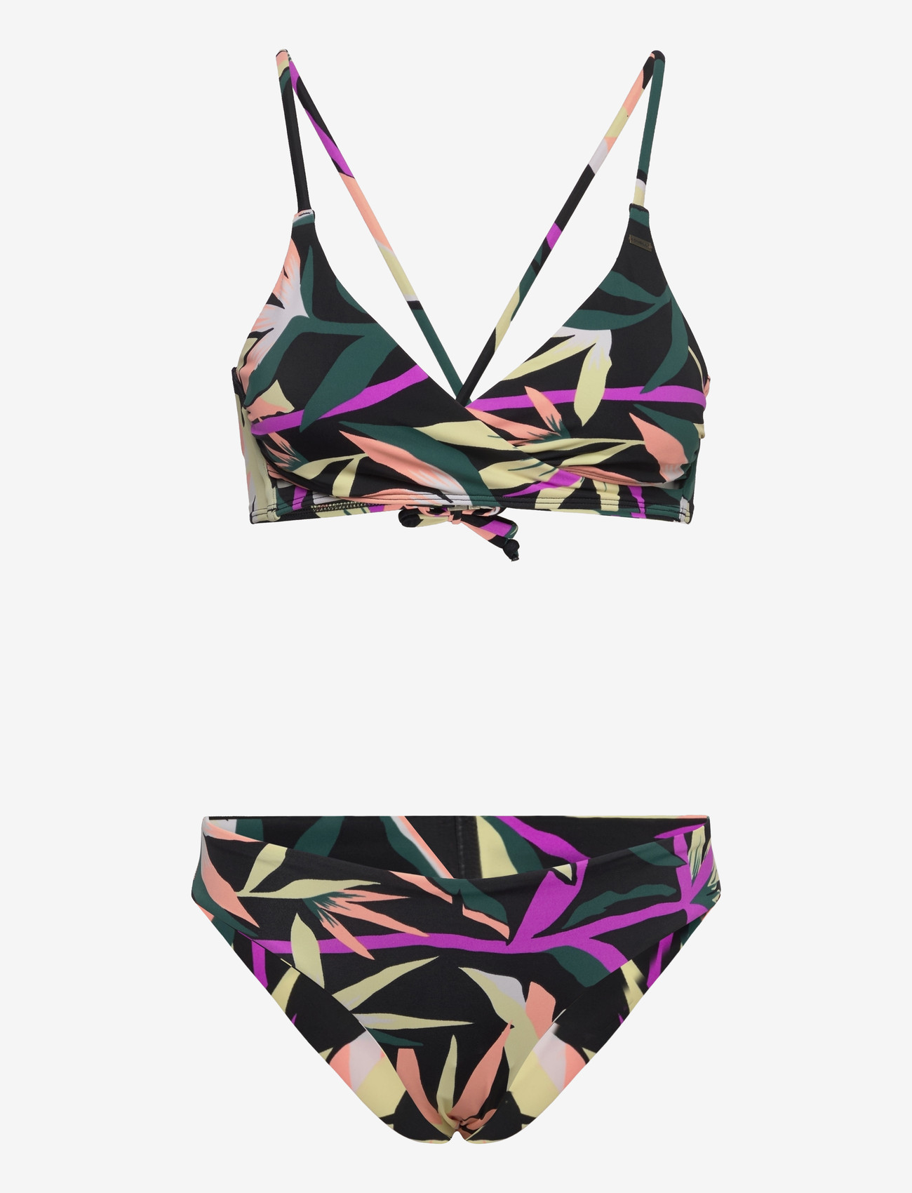 O'neill - Essentials Baay Maoi Bikini Set - bikinisets - black wmns tropicana - 0