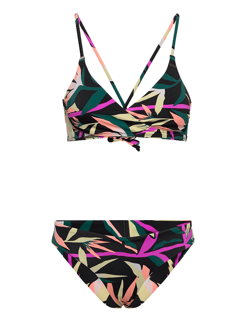 O'neill - Essentials Baay Maoi Bikini Set - bikinisets - black wmns tropicana - 0