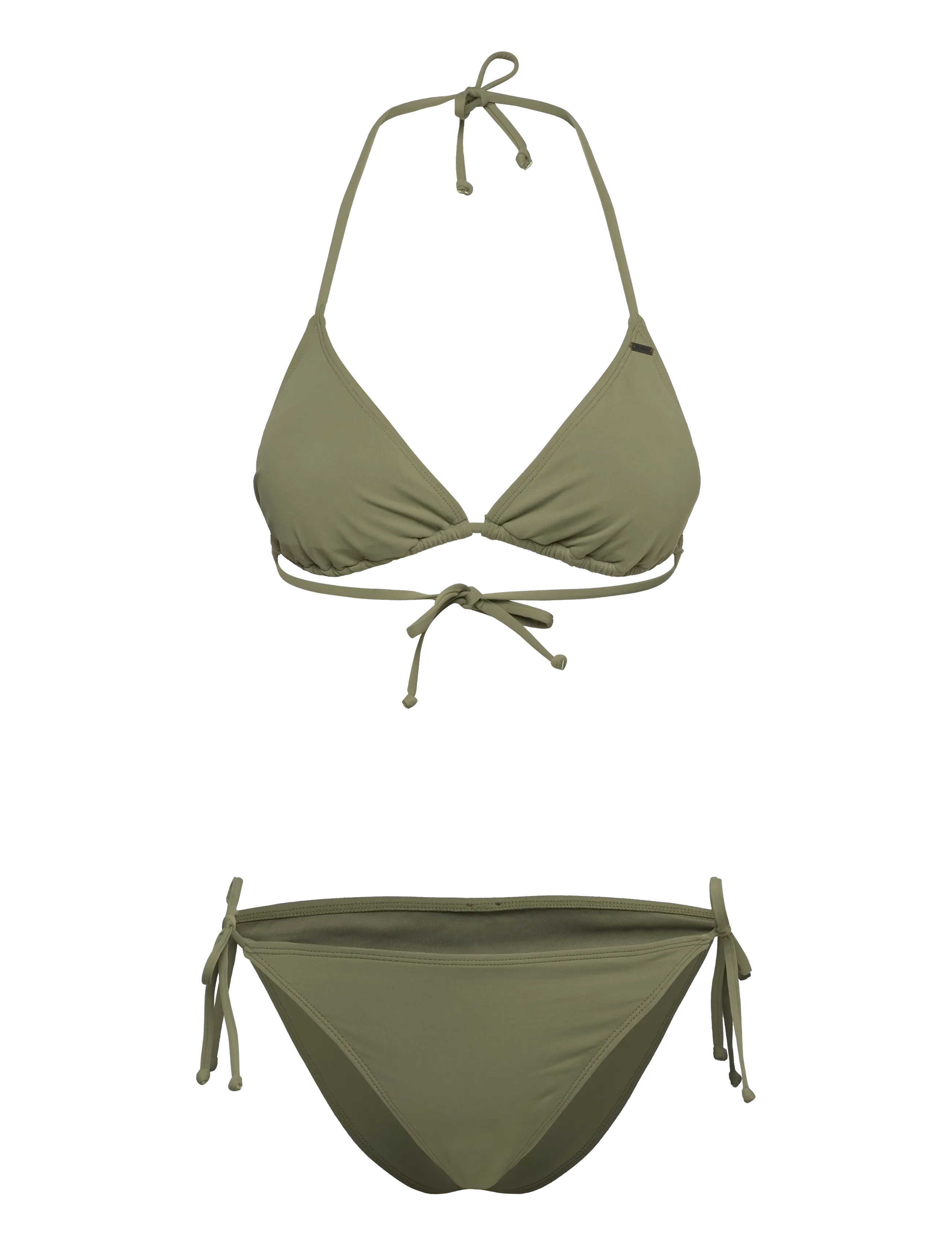 O'neill Essentials Capri Bondey Bikini Set, 34, Bikinis, Khakigrün - Sets, Frauen