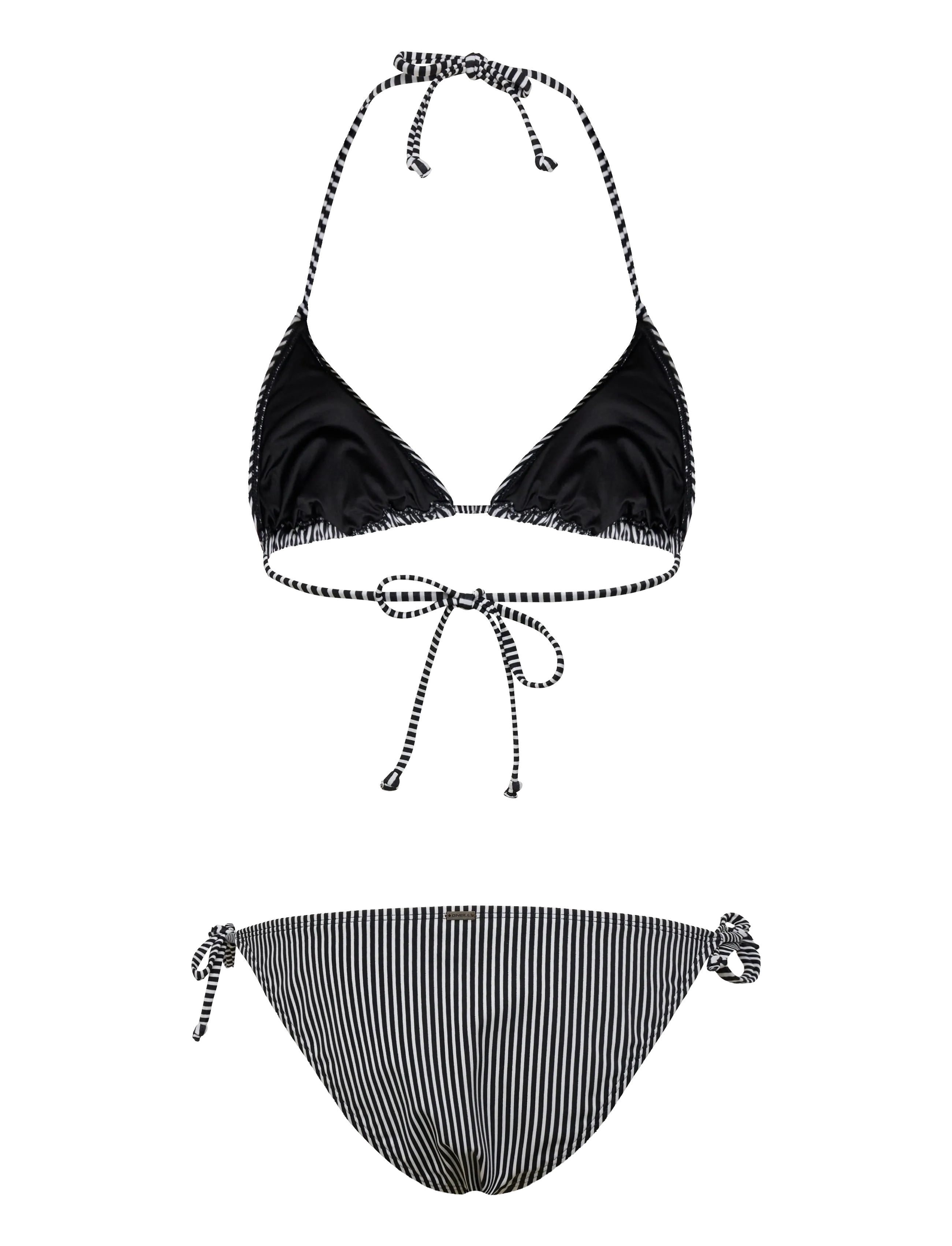 O'neill - Essentials Capri Bondey Bikini Set - bikini sets - black micro stripe - 1