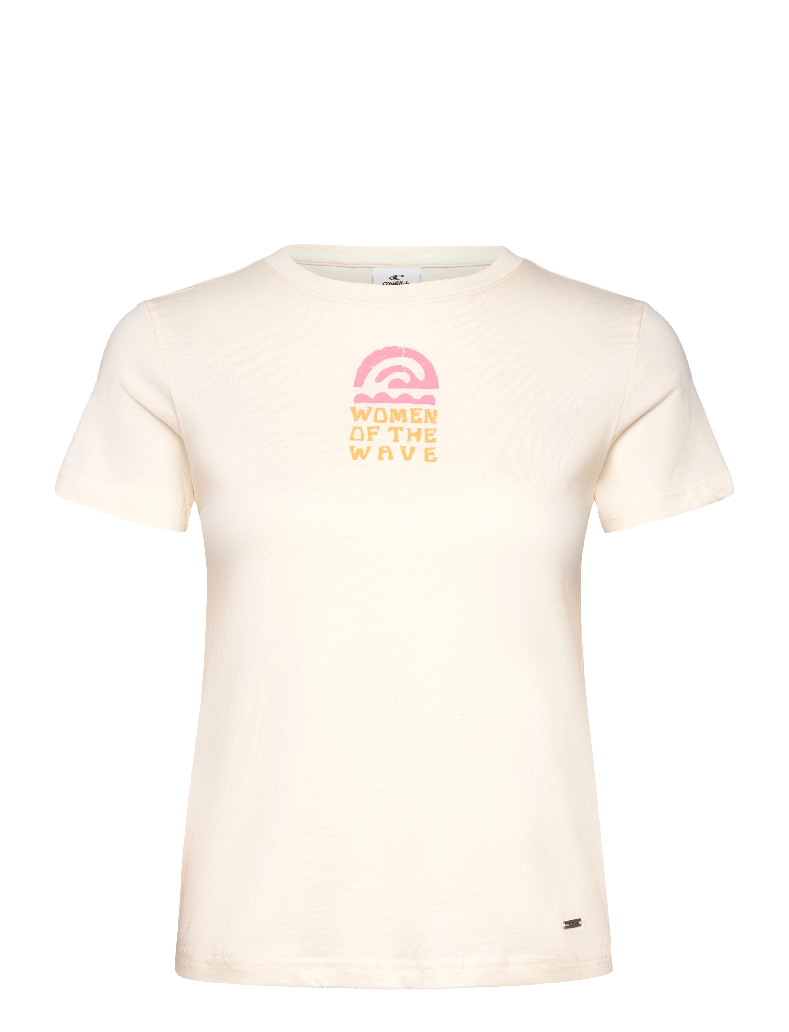 O'neill WOTW T-SHIRT - Riided - DUSTY VANILLA / white