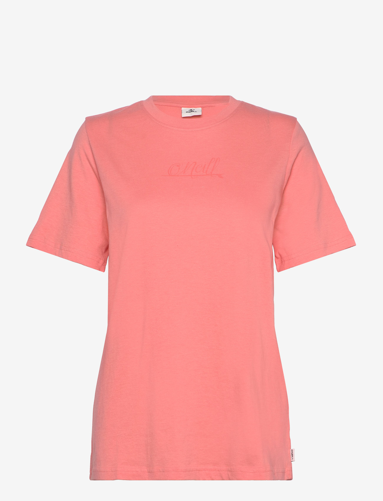 O'neill - ESSENTIALS O'NEILL SCRIPT T-SHIRT - t-shirts - coral pink - 0