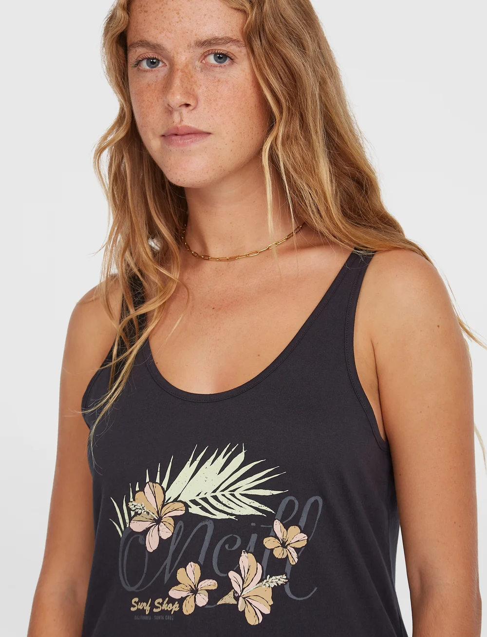 O'neill - SUMMER MUSTHAVES LUANA GRAPHIC TANKTOP - treenitopit - black out - 4