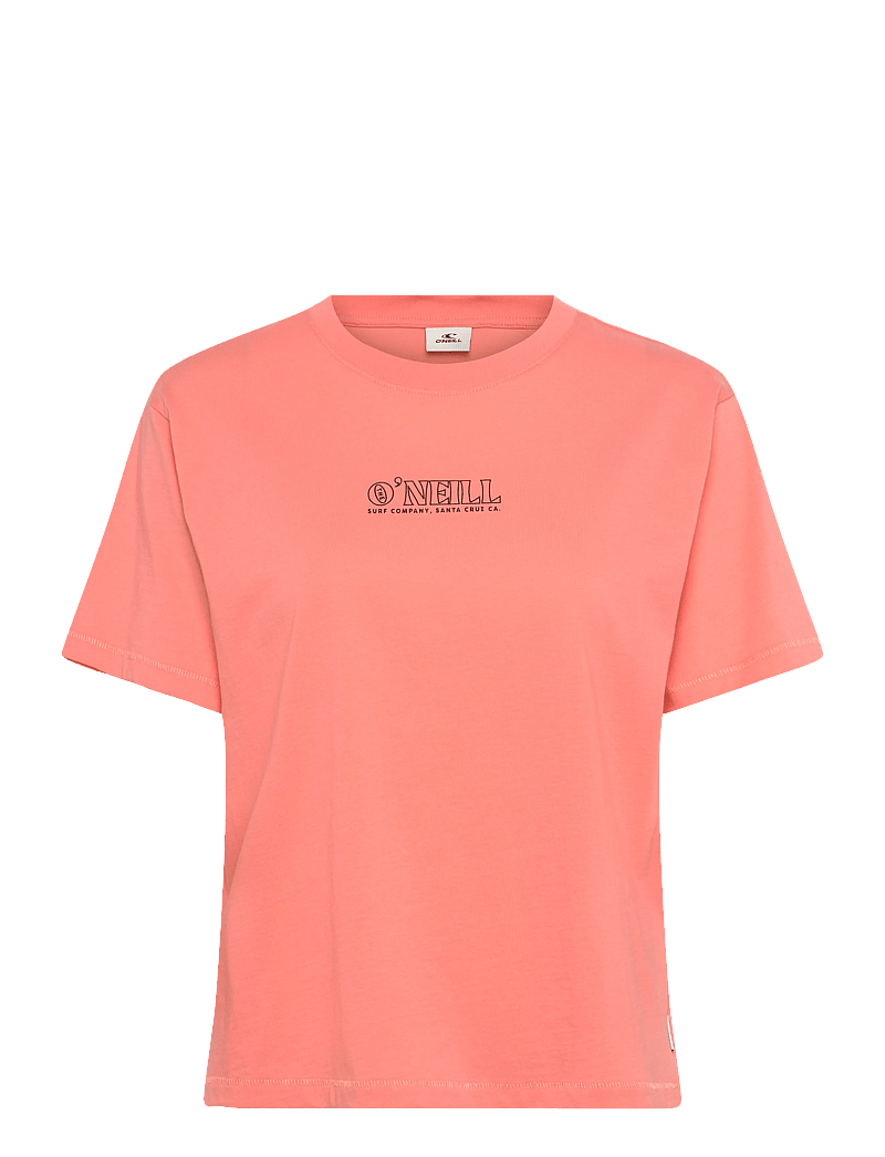 O'neill - O'Neill Boxy Back Print T-Shirt - kortærmede bluser - funky peach - 0