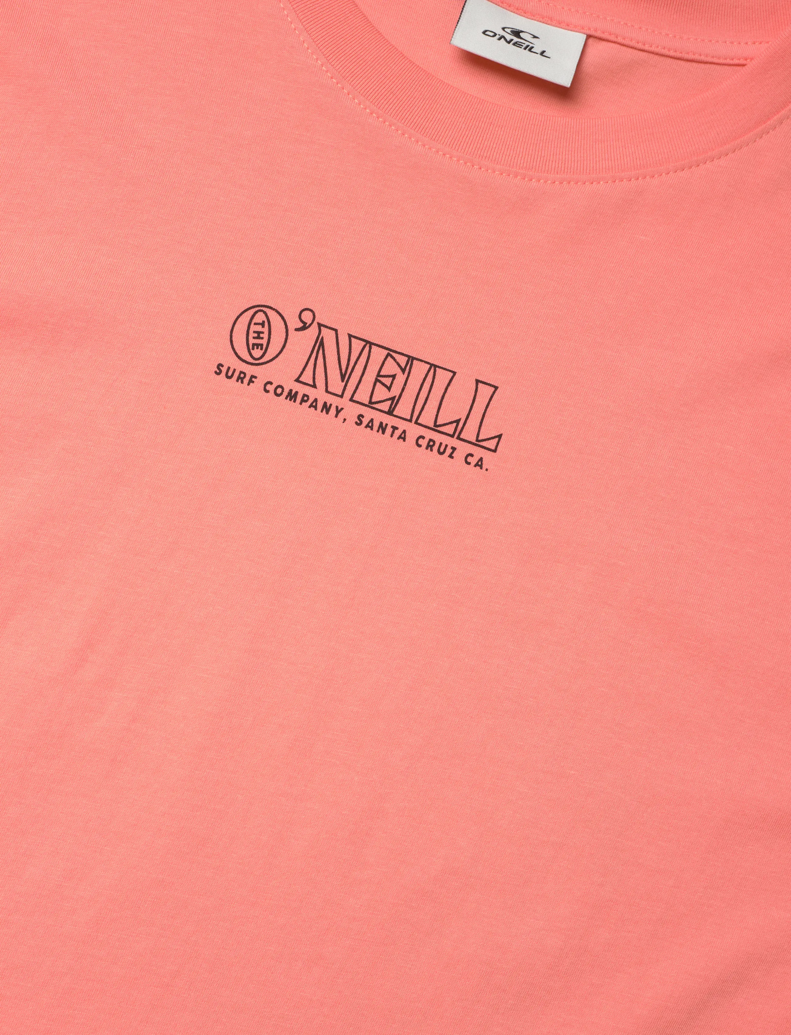 O'neill - O'Neill Boxy Back Print T-Shirt - lühikeste varrukatega pluusid - funky peach - 2