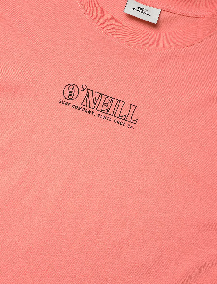 O'neill - O'Neill Boxy Back Print T-Shirt - lühikeste varrukatega pluusid - funky peach - 2