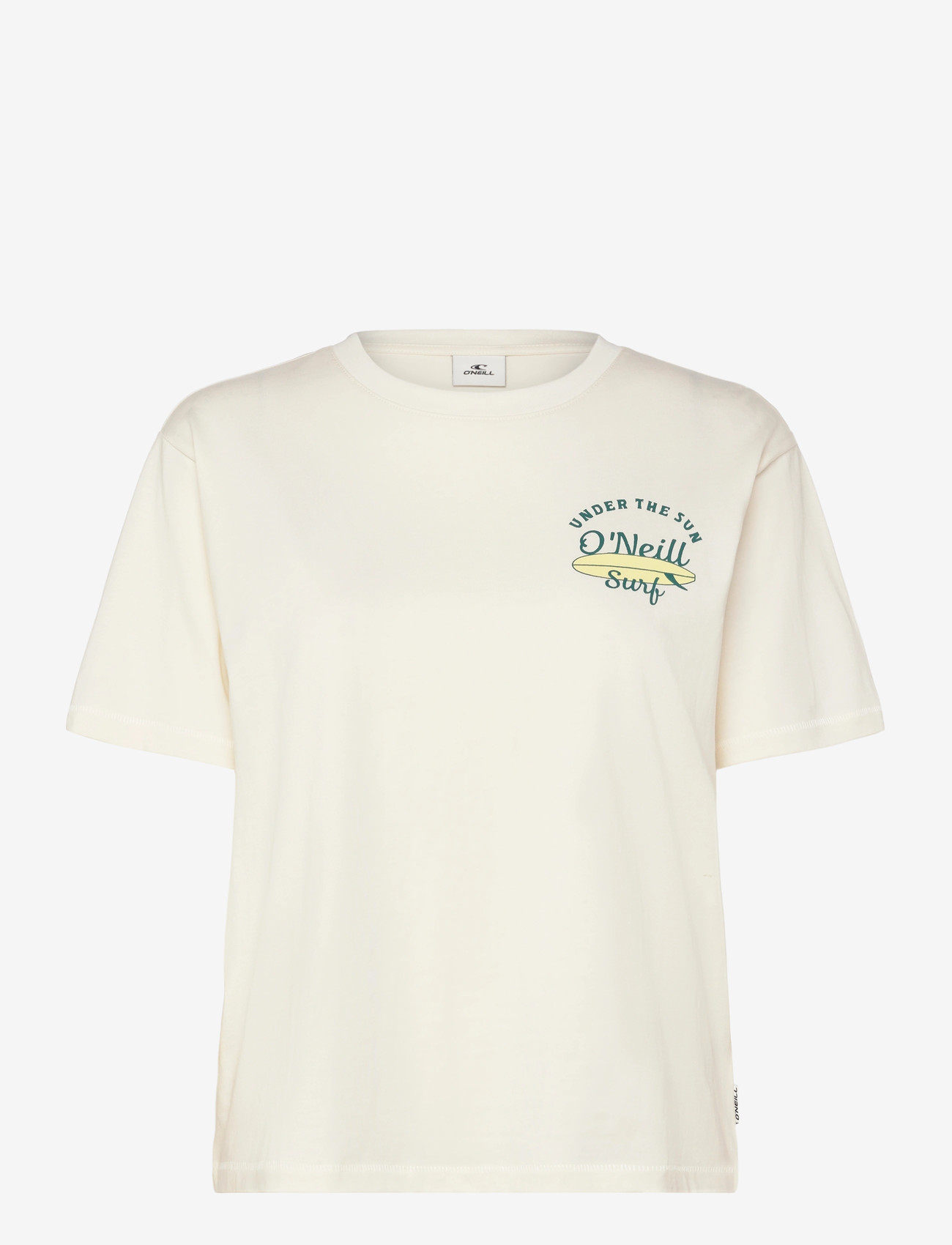 O'neill - O'Neill Boxy Back Print T-Shirt - kortærmede bluser - snow white - 0