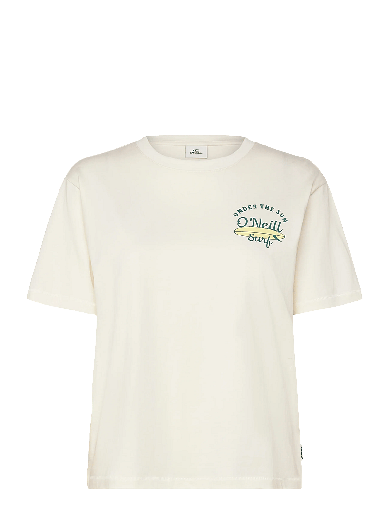 O'neill - O'Neill Boxy Back Print T-Shirt - kortærmede bluser - snow white - 0