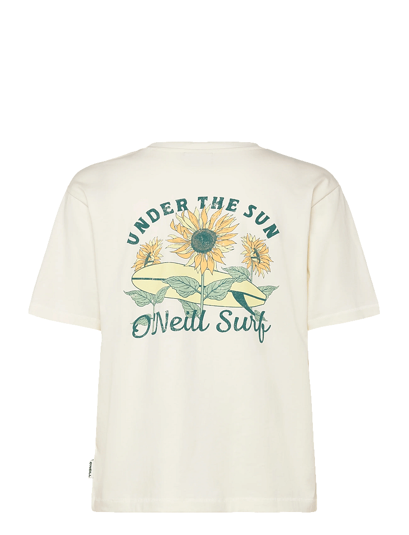 O'neill - O'Neill Boxy Back Print T-Shirt - kortærmede bluser - snow white - 1