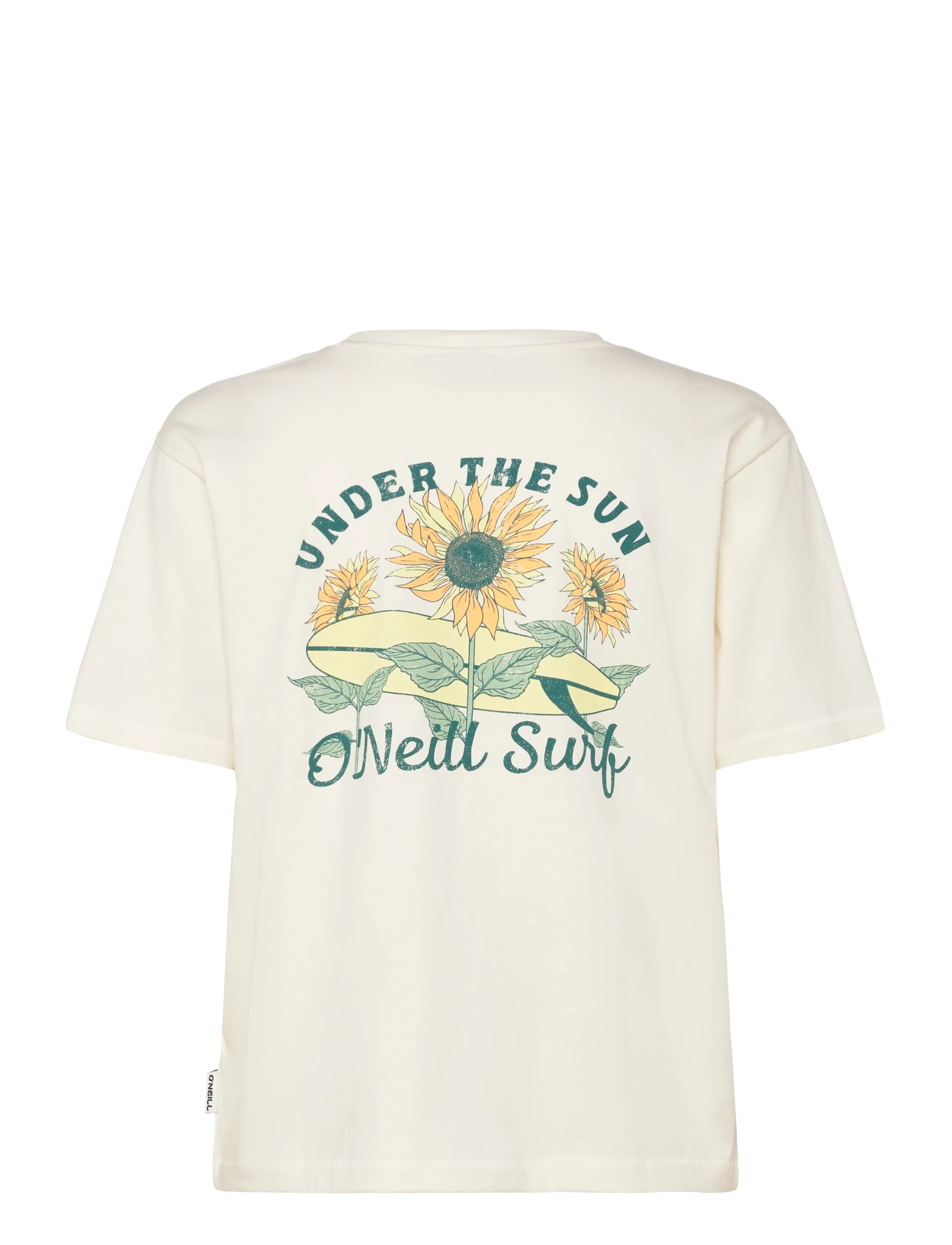 O'neill - O'Neill Boxy Back Print T-Shirt - lühikeste varrukatega pluusid - snow white - 1