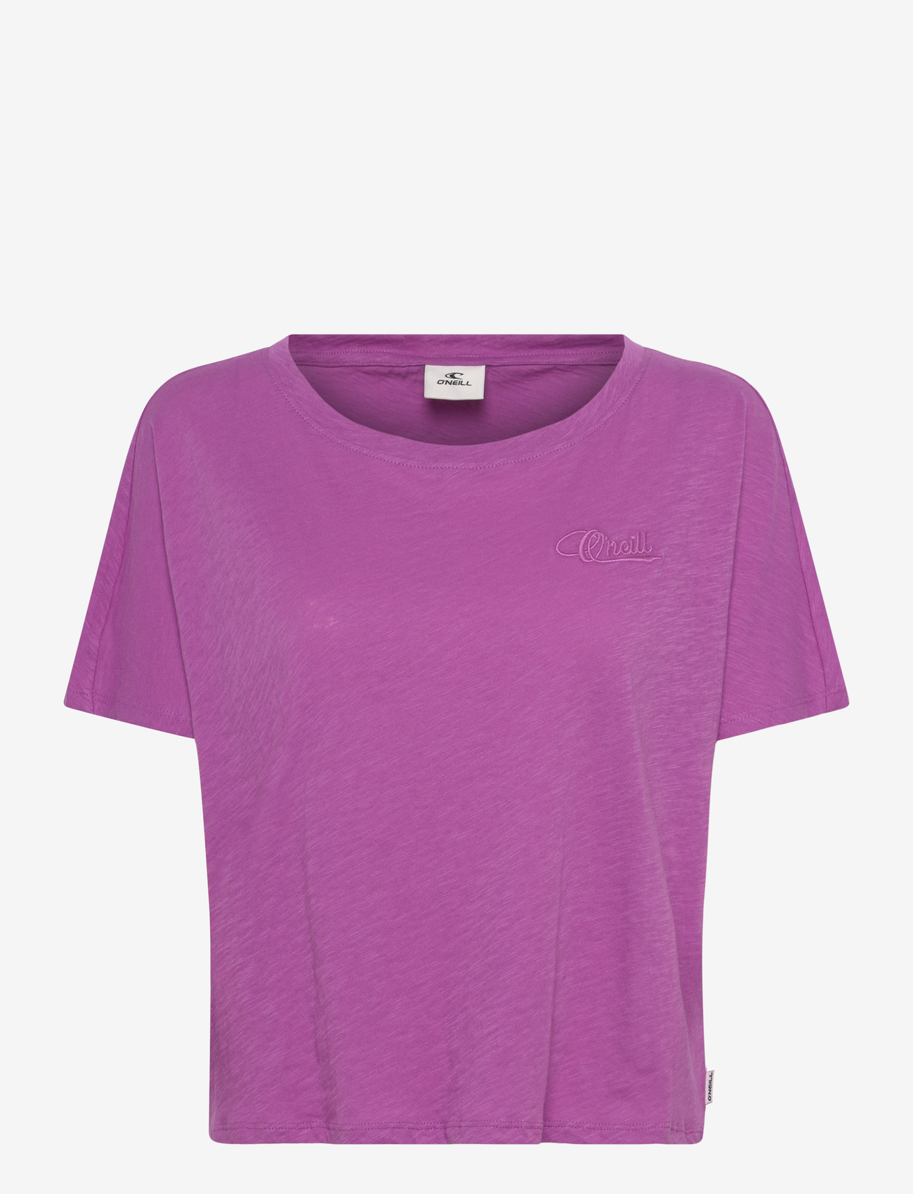 O'neill - Essentials O'Neill Script Scoop Neck T-Shirt - t-shirts - electric fuschia - 0