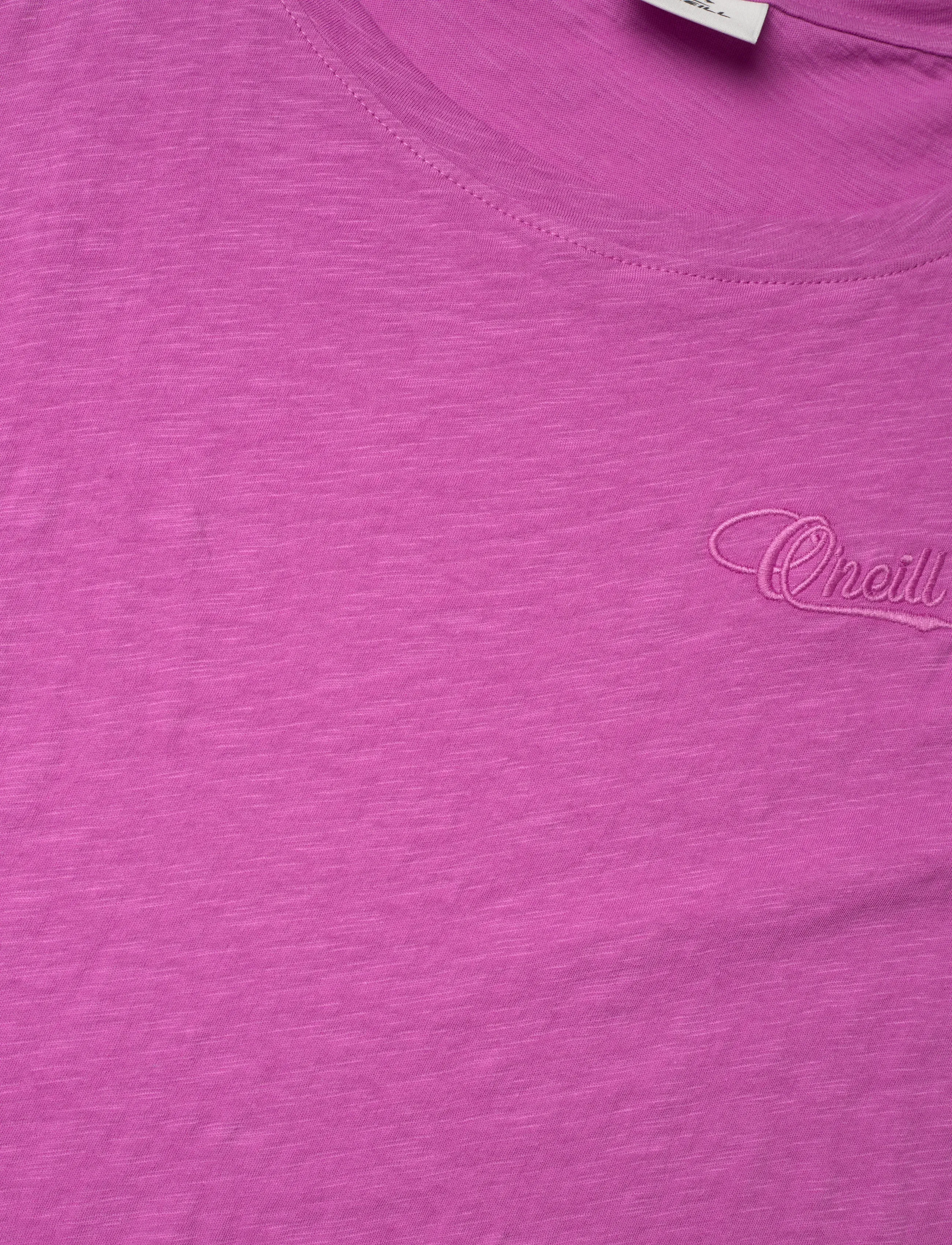 O'neill - Essentials O'Neill Script Scoop Neck T-Shirt - t-shirts - electric fuschia - 2