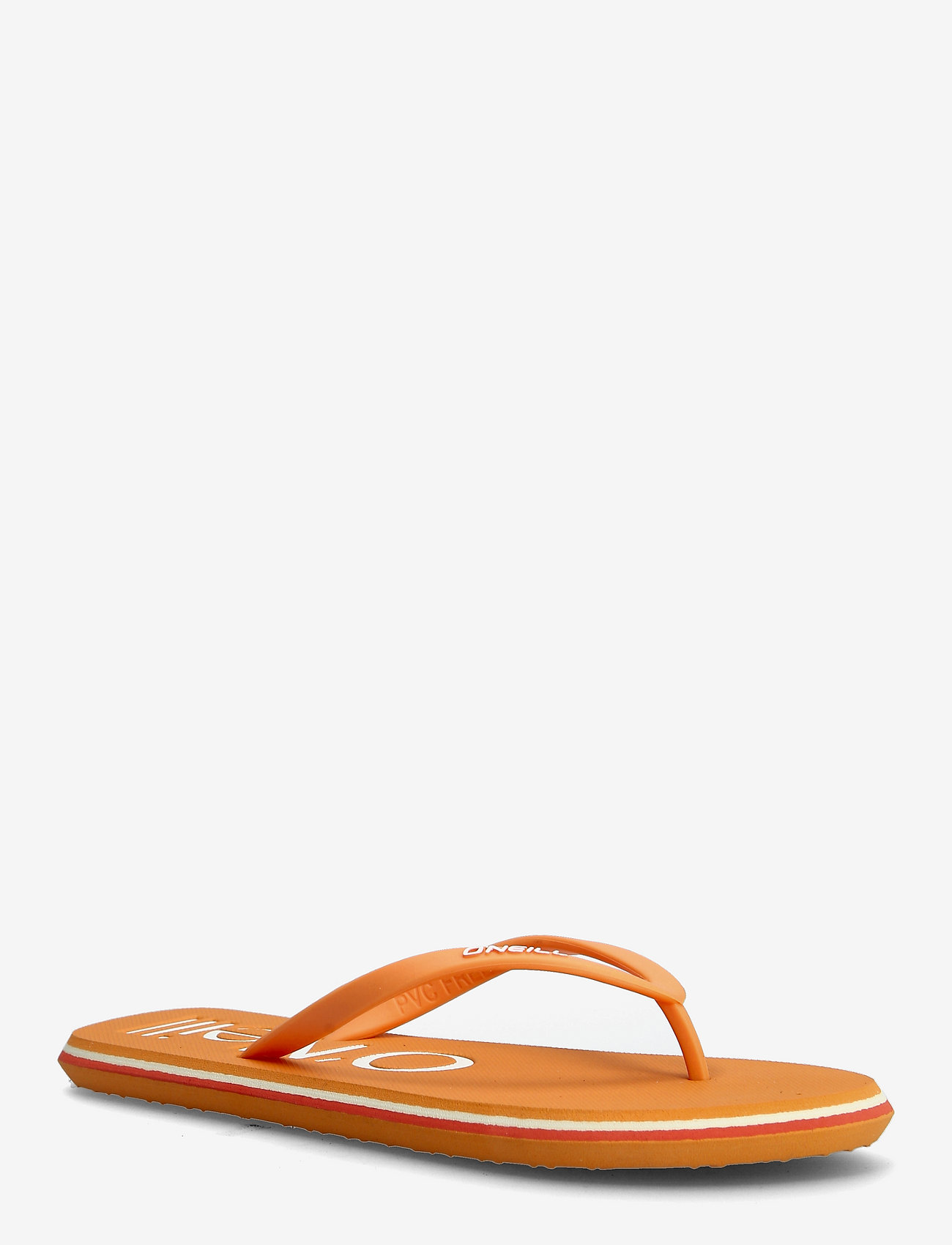 FW PROFILE LOGO SANDALS - PAPAYA
