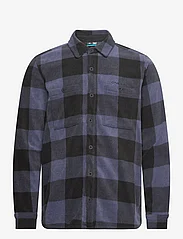 O'neill - SUPERFLEECE SHIRT - casual skjortor - blue utility check - 0