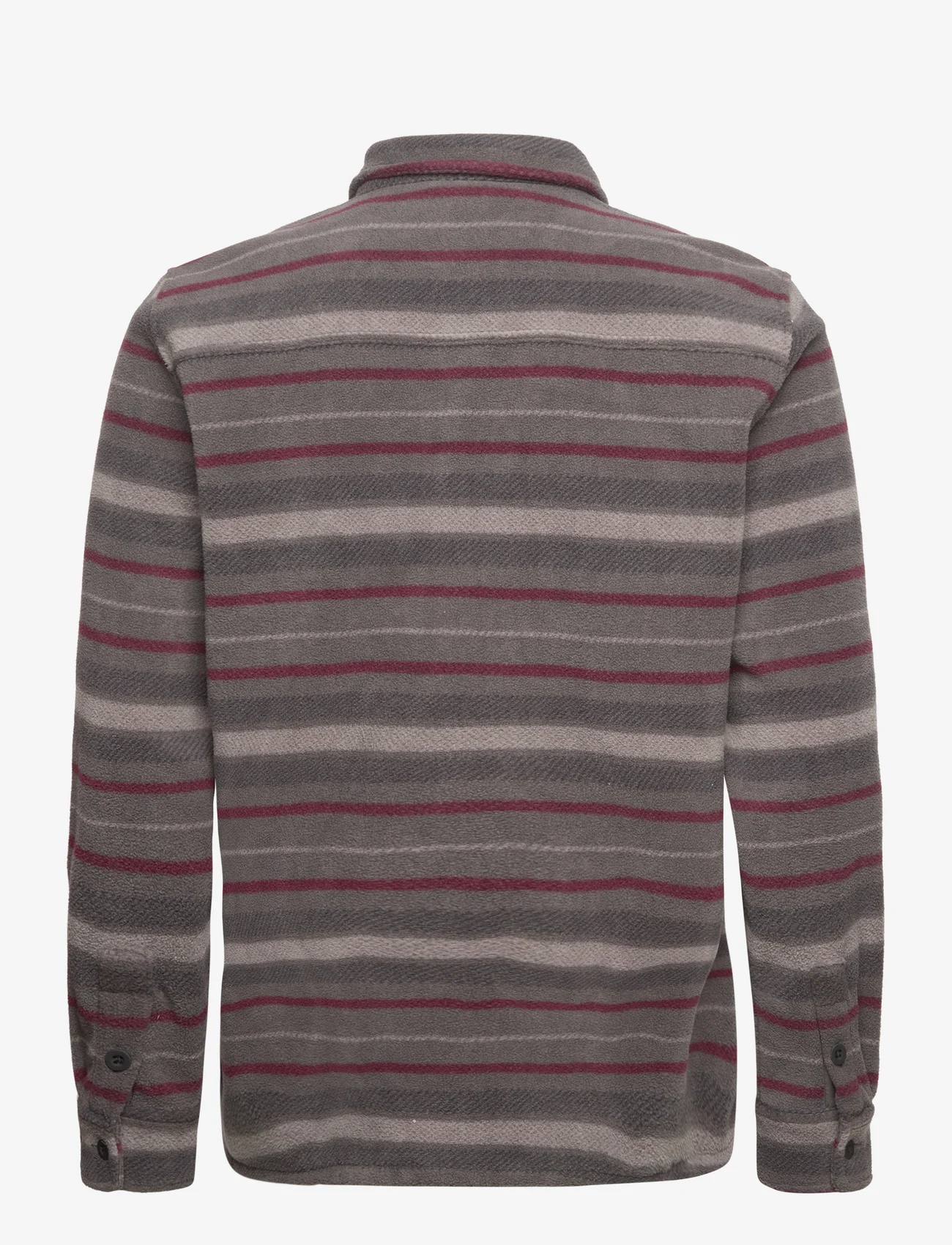 O'neill - SUPERFLEECE SHIRT - casual overhemden - grey crossover stripe - 1