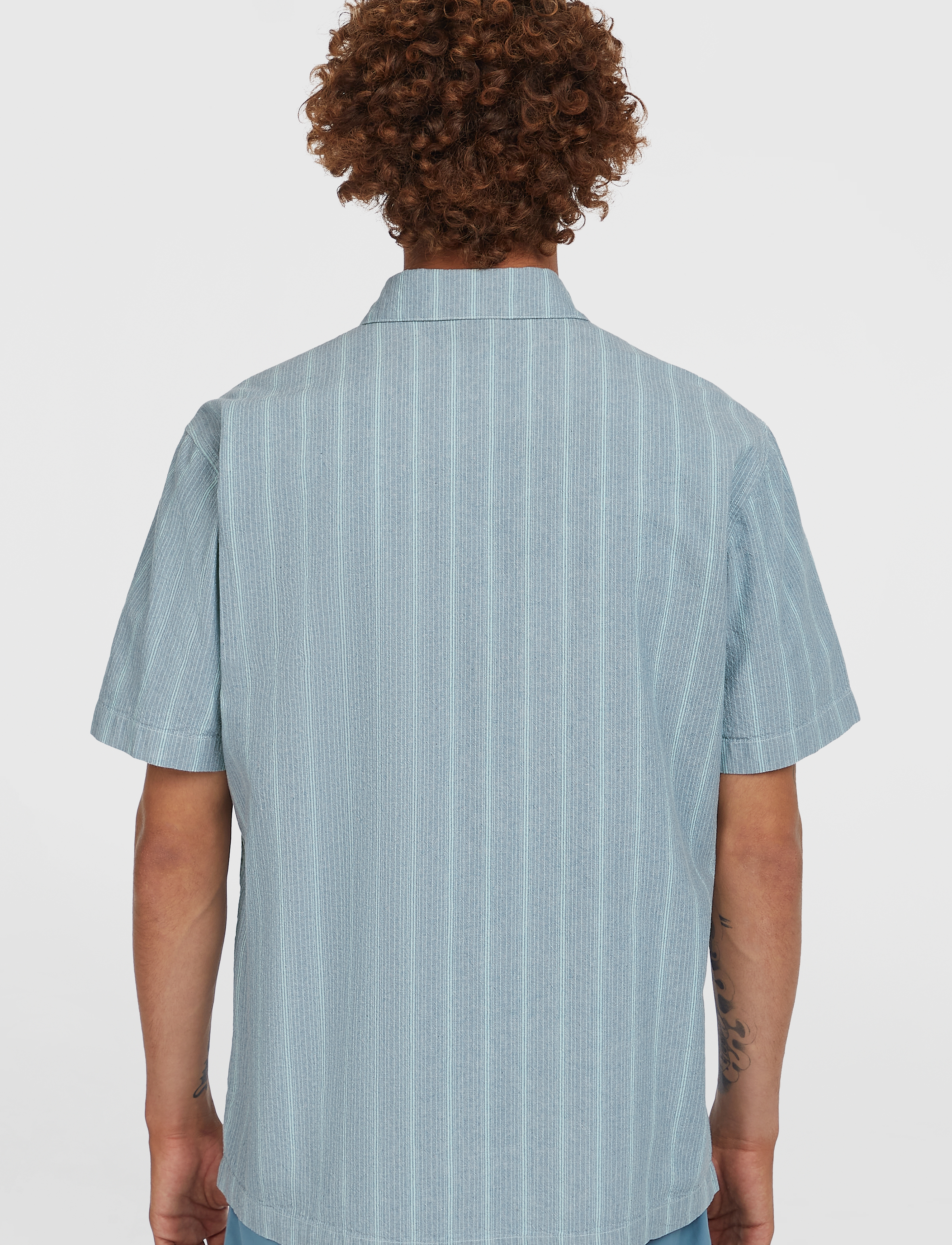 O'neill - O'NEILL JACQUARD STRIPE SHIRT - toppe & t-shirts - blue cali stripe - 3