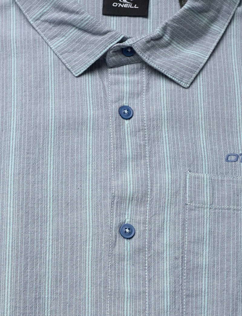 O'neill - O'NEILL JACQUARD STRIPE SHIRT - alussärgid ja t-särgid - blue cali stripe - 4