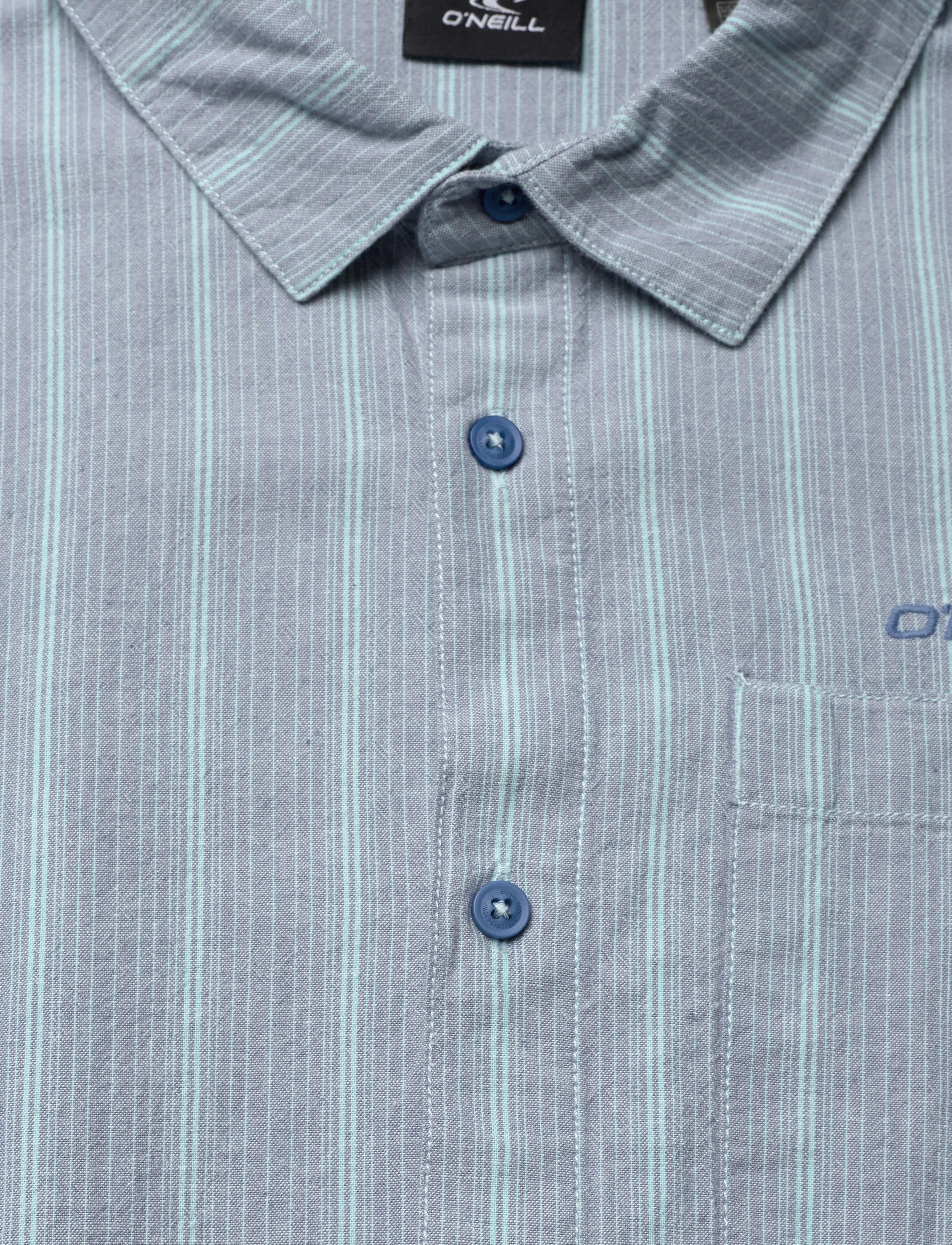 O'neill - O'NEILL JACQUARD STRIPE SHIRT - toppe & t-shirts - blue cali stripe - 4