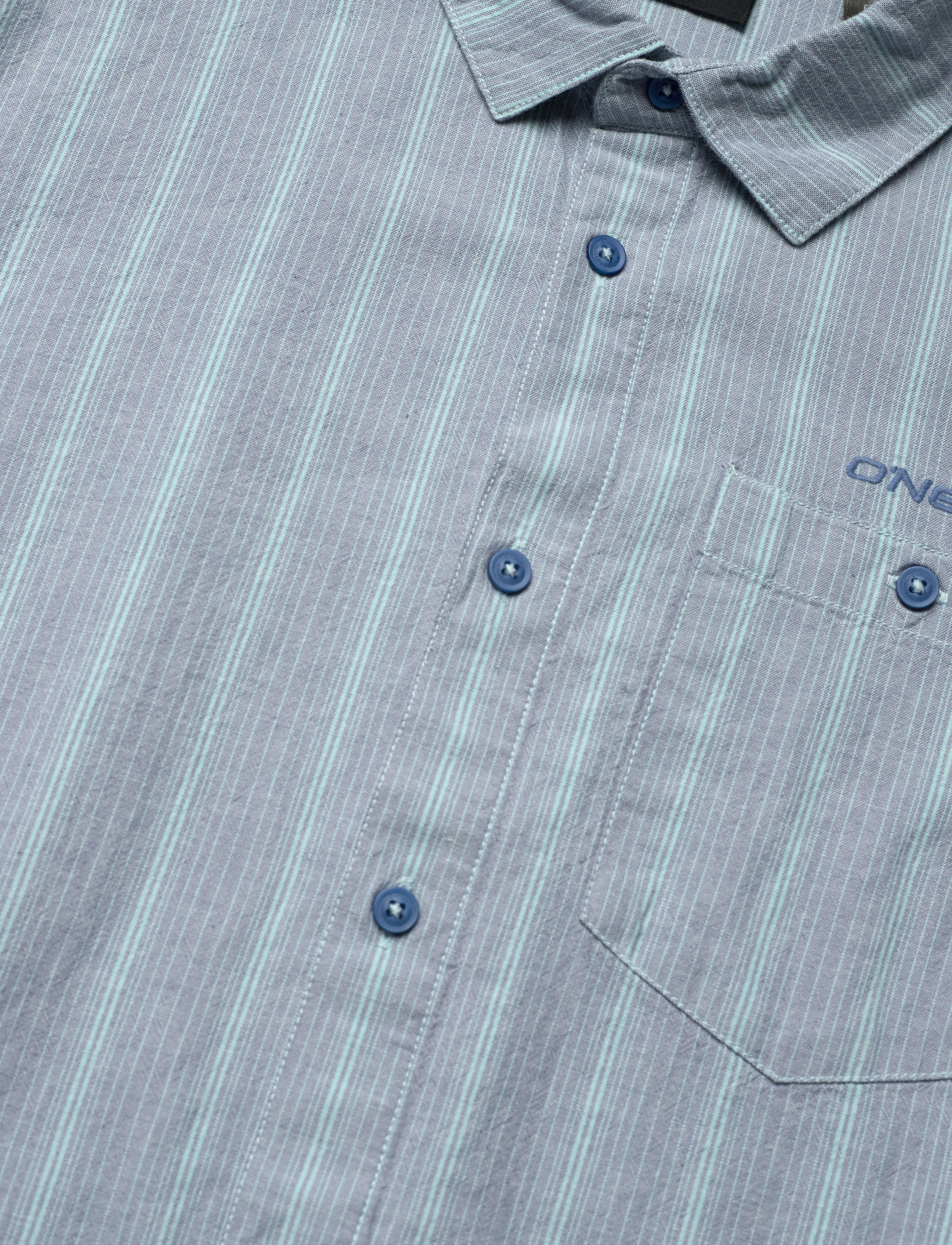 O'neill - O'NEILL JACQUARD STRIPE SHIRT - toppe & t-shirts - blue cali stripe - 5