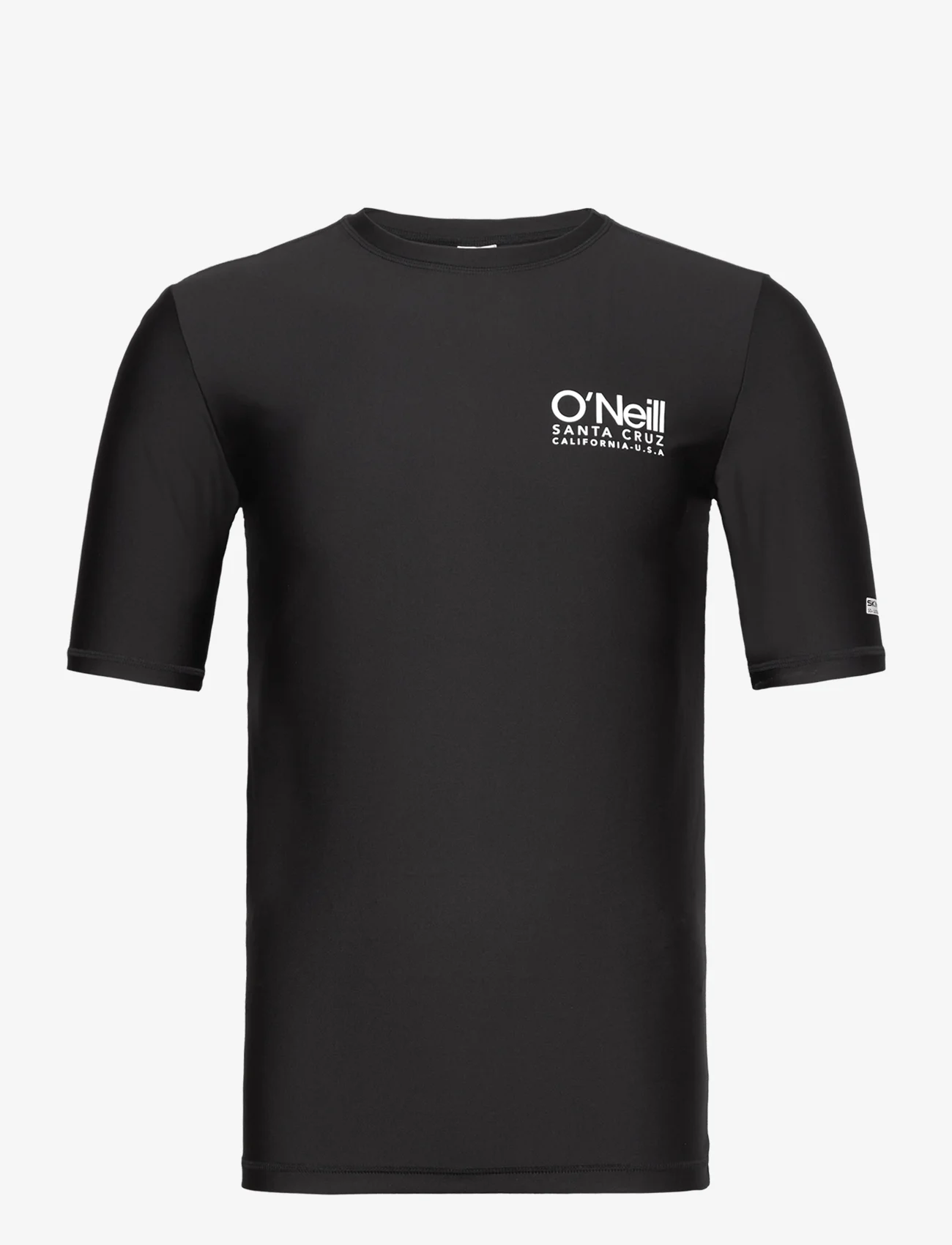 O'neill - ESSENTIALS CALI S/SLV SKINS - t-shirts - black out - 0
