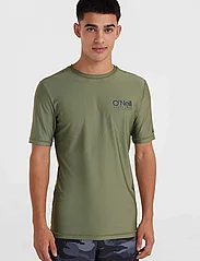O'neill - ESSENTIALS CALI S/SLV SKINS - t-shirts - deep lichen green - 2