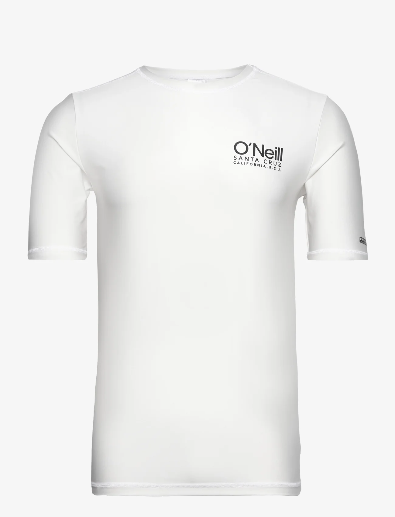 O'neill - ESSENTIALS CALI S/SLV SKINS - t-shirts - snow white - 0