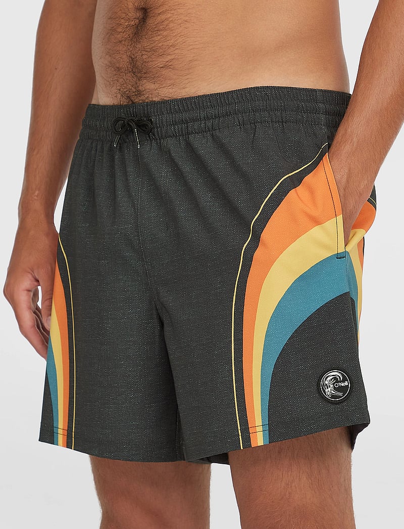 O'neill - O'RIGINALS LONGBOARD 15" SWIMSHORTS - badbyxor - black original stripe - 4