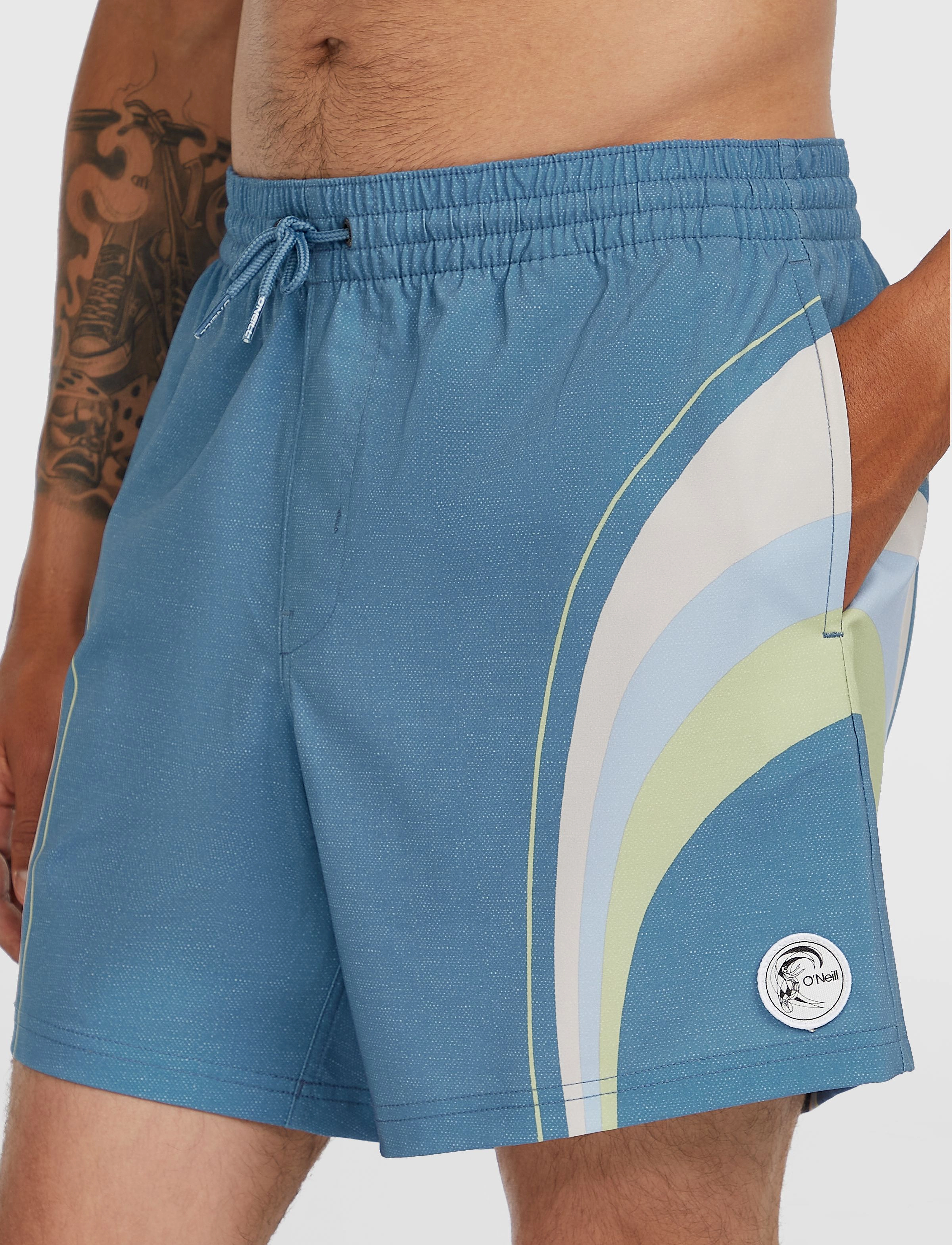 O'neill - O'RIGINALS LONGBOARD 15" SWIMSHORTS - badehosen - blue original stripe - 4