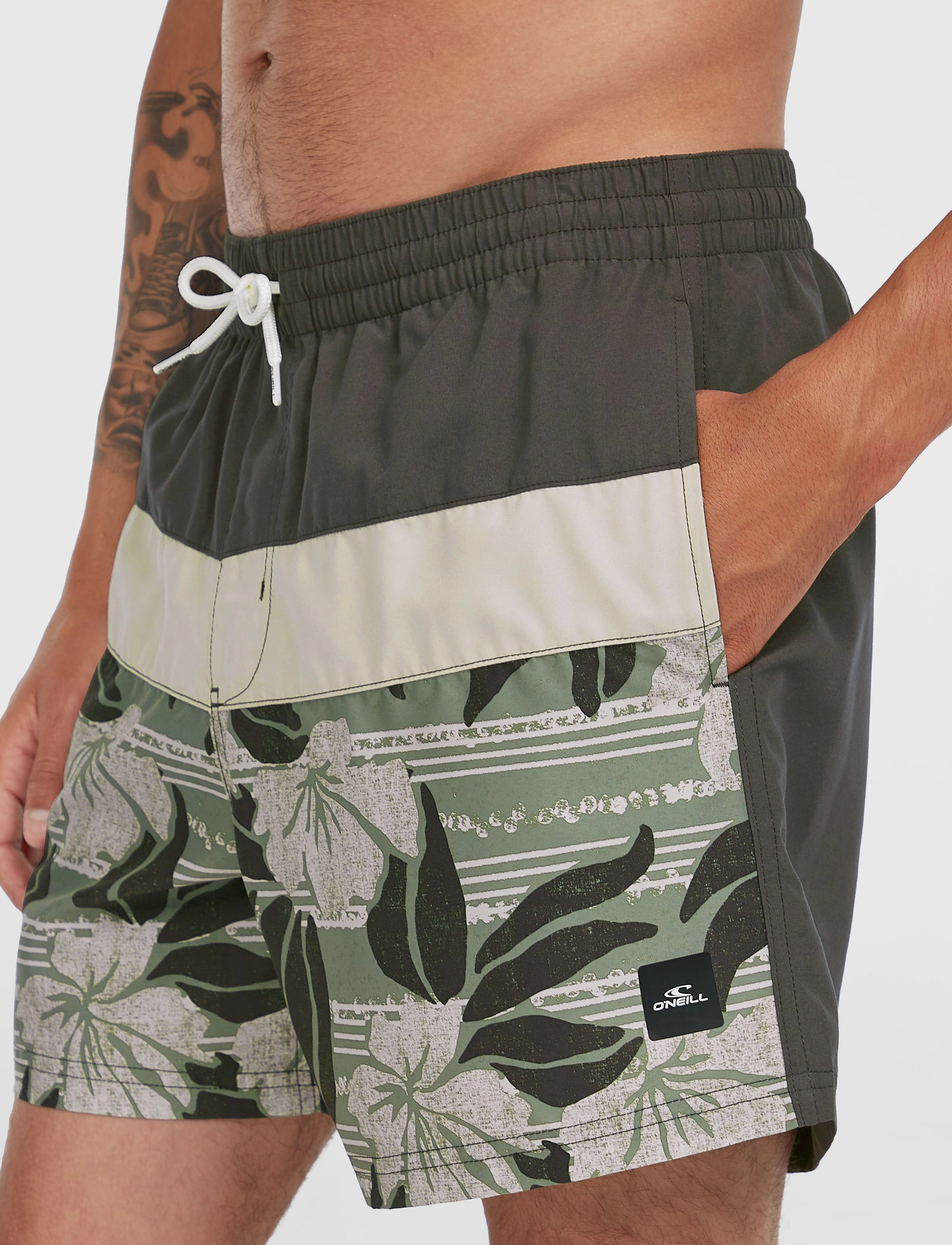 O'neill - O'NEILL CALI BLOCK 15'' SWIMSHORTS - green dusty flower - 4
