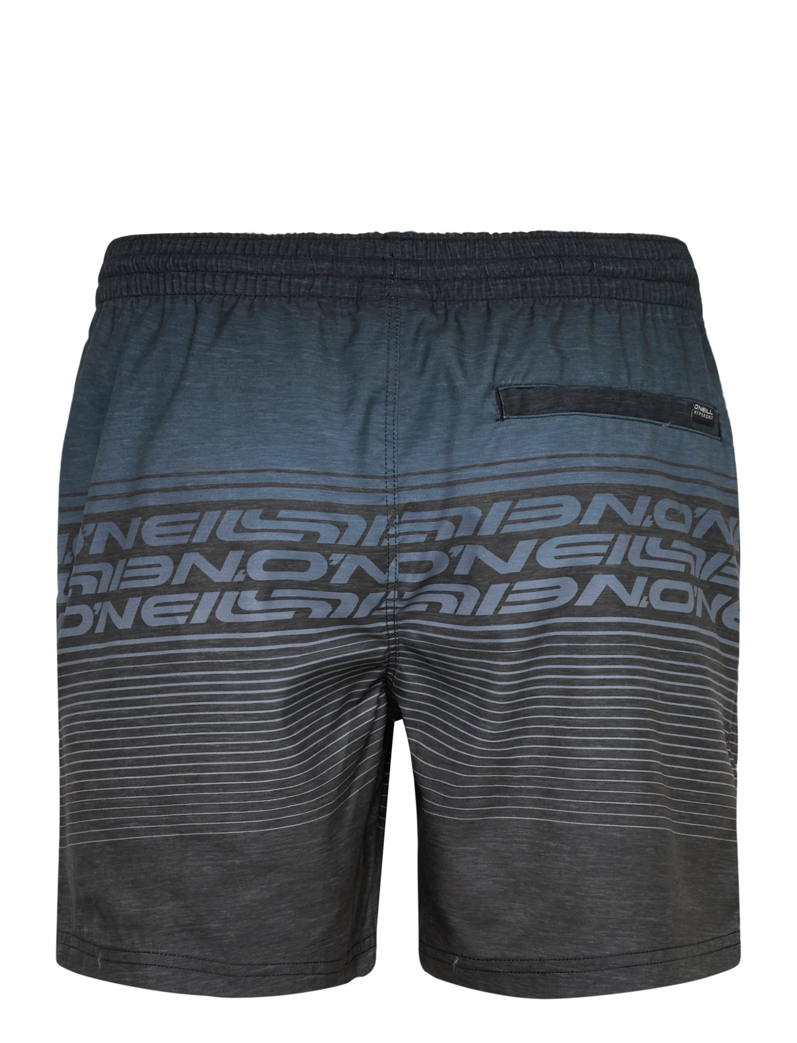 O'neill - O'Neill Logo Stripe 16'' Swimshorts - badebukser - black out heritage o'neill stripe - 1