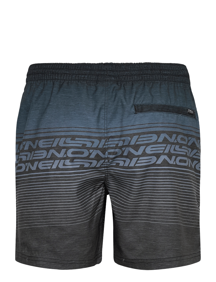 O'neill - O'Neill Logo Stripe 16'' Swimshorts - badebukser - black out heritage o'neill stripe - 1