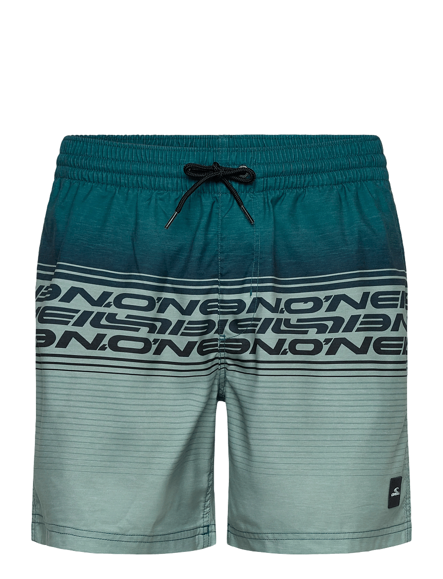 O'neill - O'Neill Logo Stripe 16'' Swimshorts - badebukser - green heritage stripe - 0